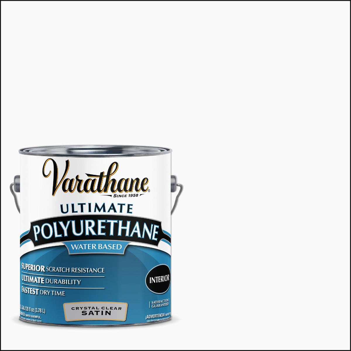 Varathane Satin No Odor Water Based Interior Polyurethane, 1 Gal.