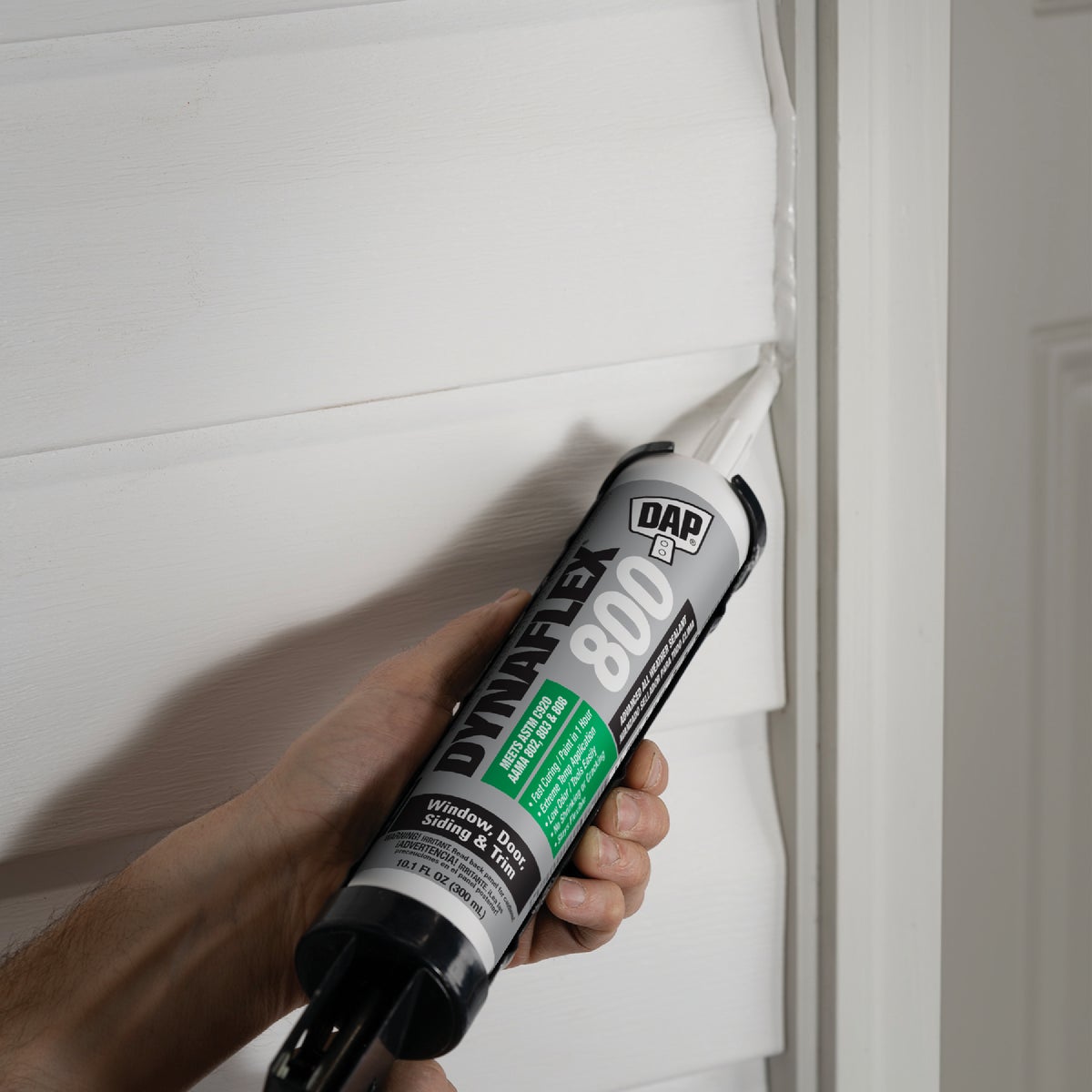 DAP Dynaflex 800 10.1 Oz. Advanced Window, Door, Siding, & Trim Polymer Sealant - Clear Image 2