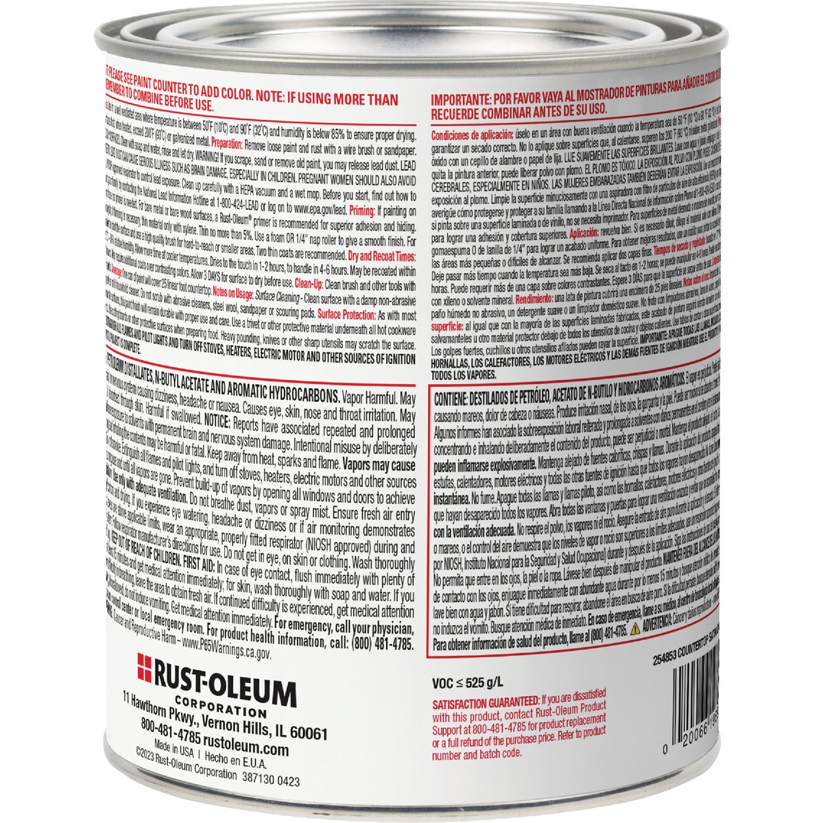 Rust-Oleum Dark Color Tint Base Satin 25 LF x 2 Ft. Wide Countertop Coating Image 4