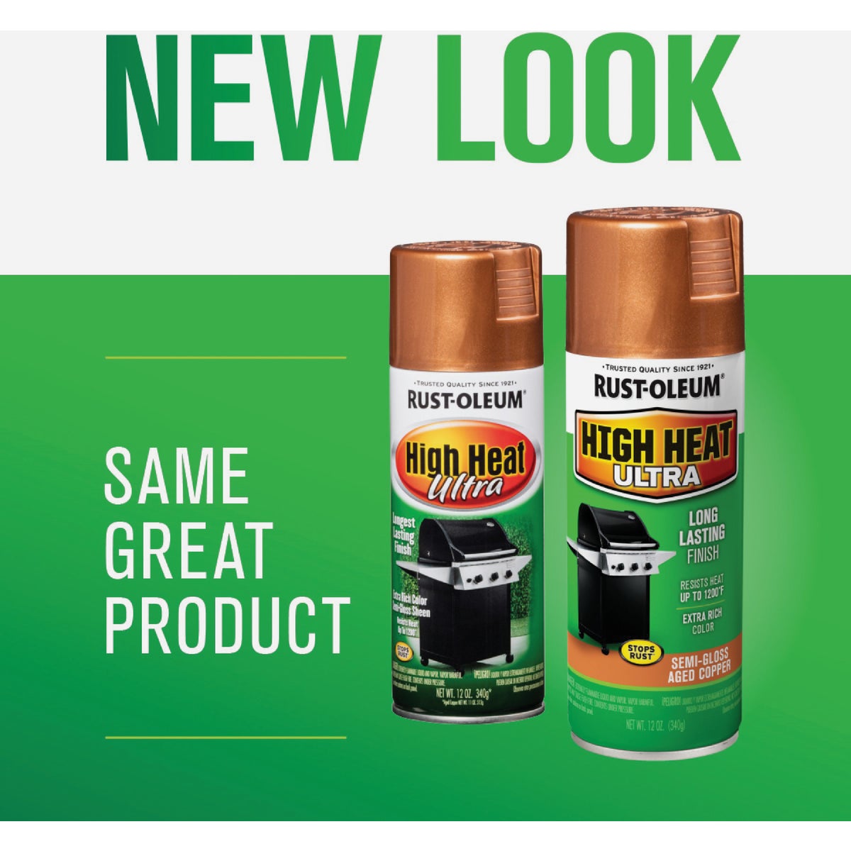 Rust-Oleum Semi-Gloss Aged Copper 12 Oz. High Heat Spray Paint Image 2