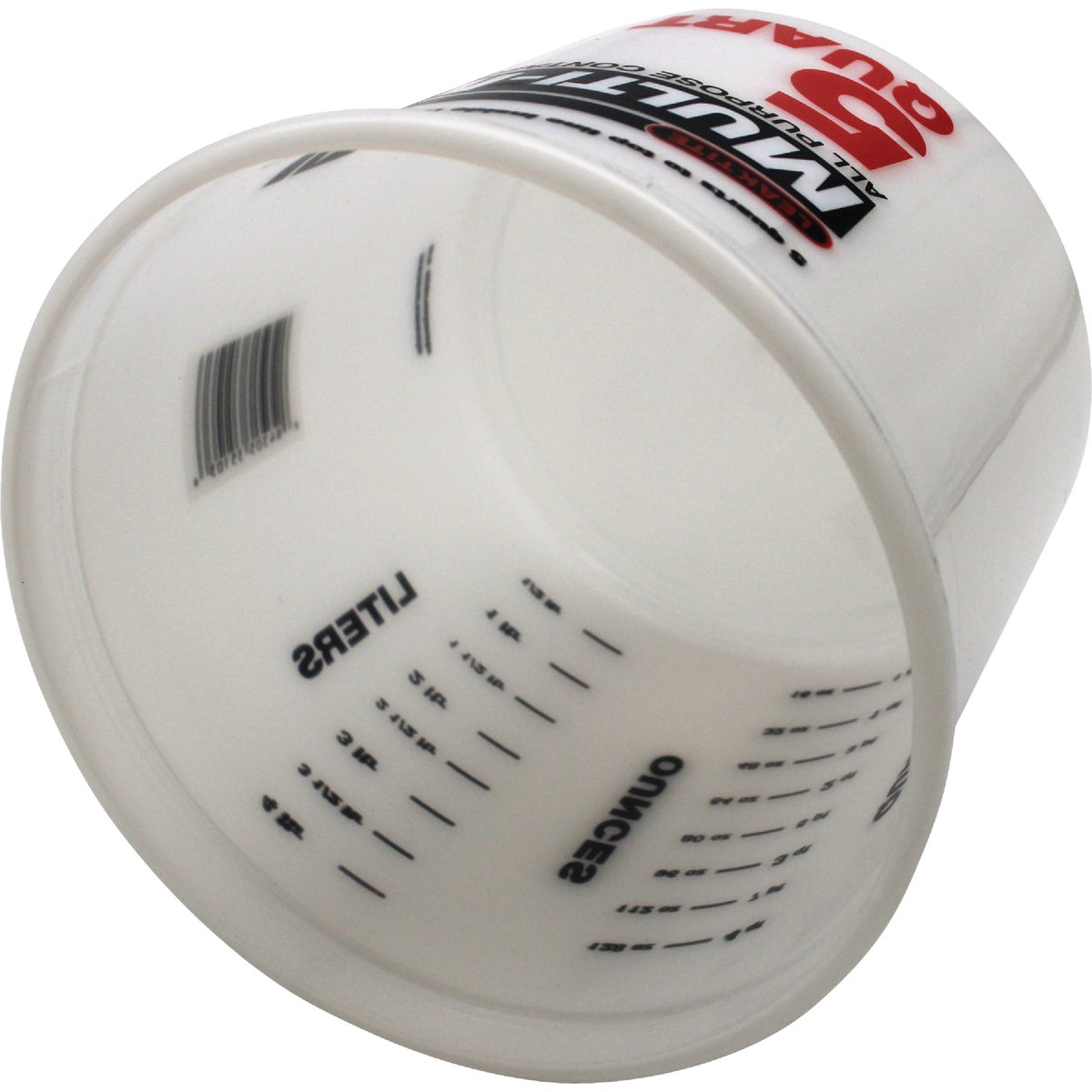 Leaktite 5 Qt. Semi-Transparent Multi-Mix All Purpose Mixing And Storage Container Image 3