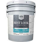 Best Look Latex Premium Paint & Primer In One Satin Interior Wall Paint, Bright White, 5 Gal. Image 2