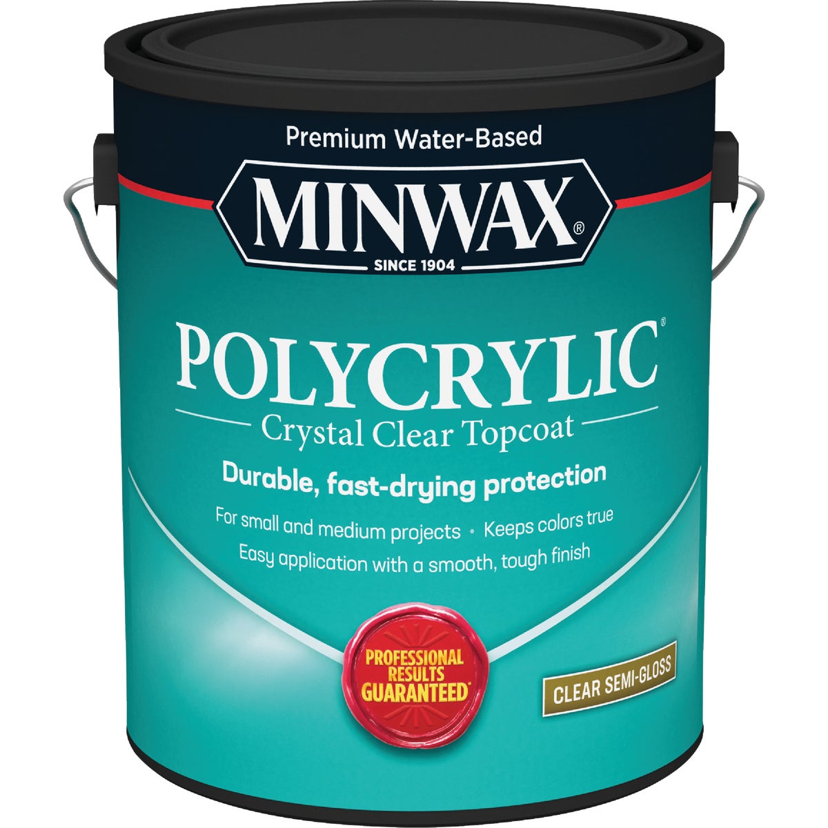 Minwax Polycrylic 1 Gal. Semi-Gloss Water Based Protective Finish