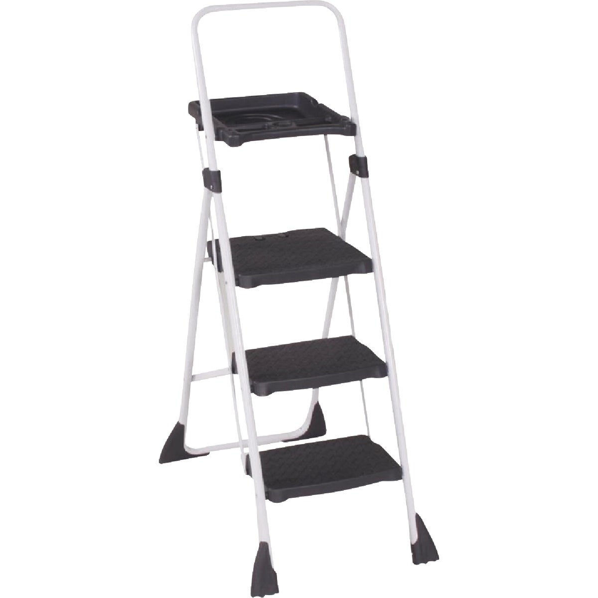 Cosco TriStepPlus Tubular Steel Platform Ladder with 225 Lb. Load Capacity Type II Ladder Rating