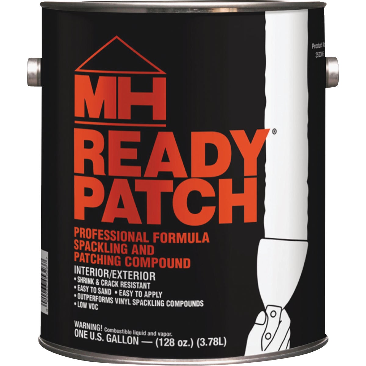 Zinsser Ready Patch 1 Gal. Off-White Professional Spackling & Patching Compound, Low VOC Image 2
