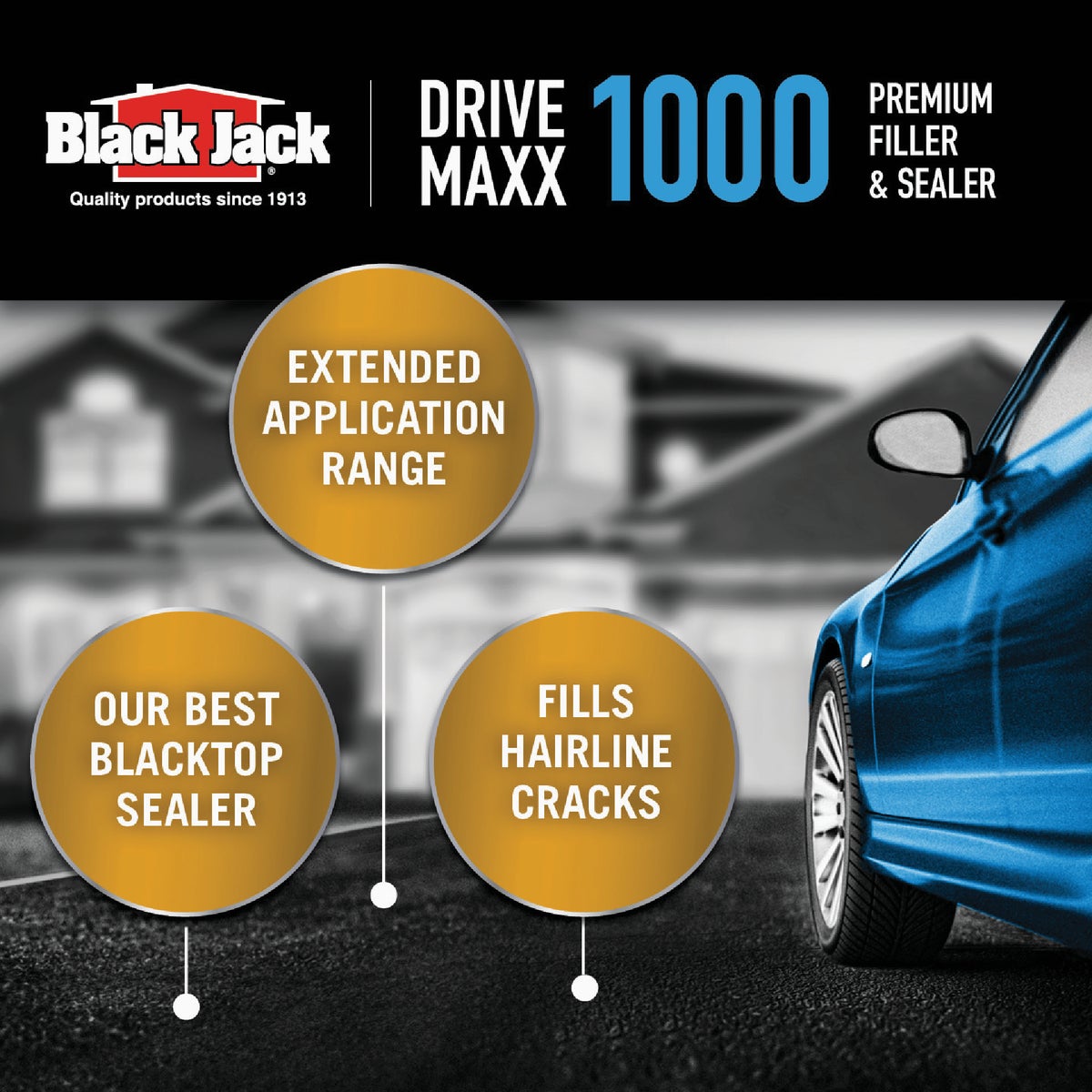 Black Jack Drive-Maxx 1000 5 Gal. 10 Yr. Fast Dry Filler and Sealer Image 2