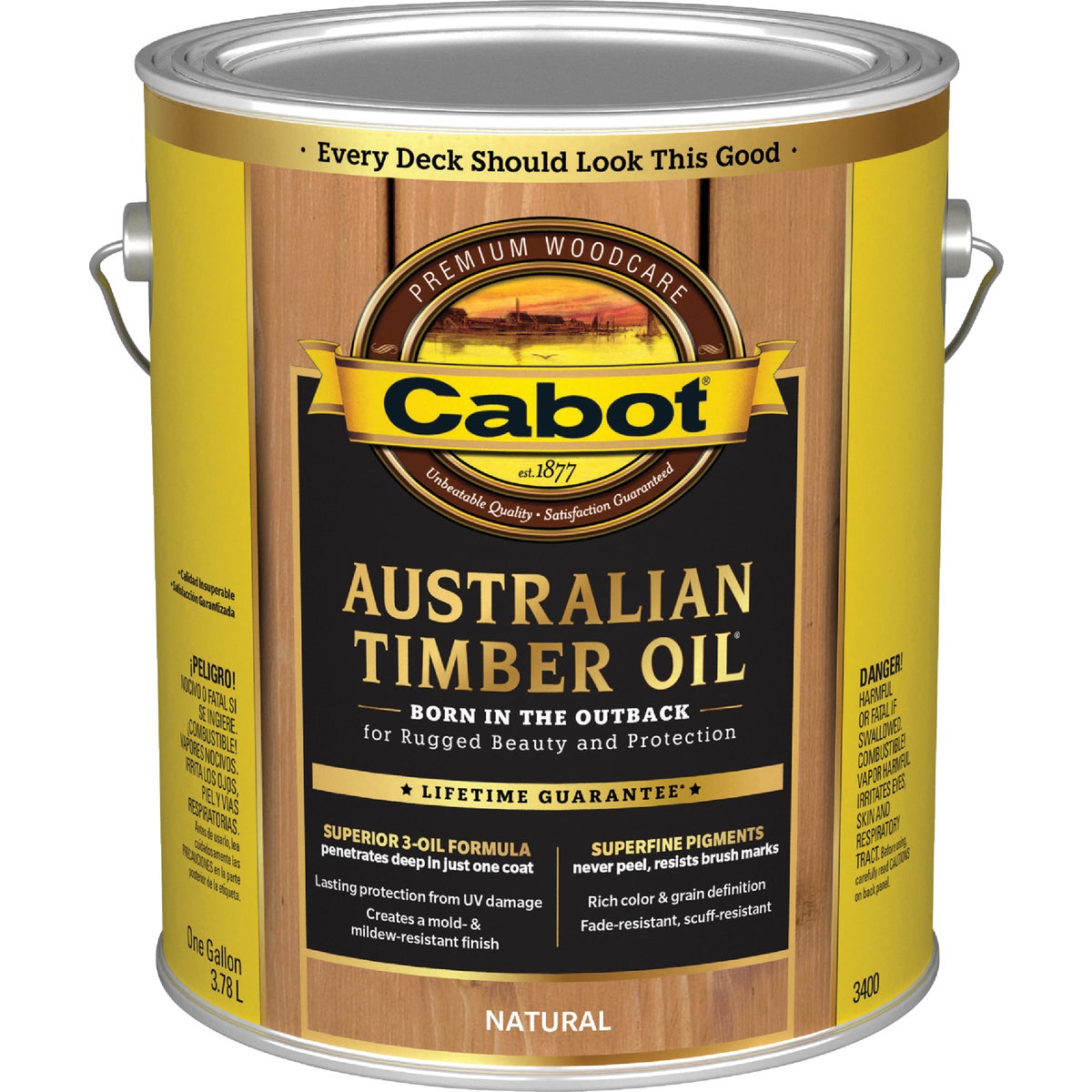 Cabot Australian Timber Oil, Natural, 1 Gal. Image 7