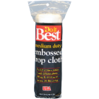 Do it Best Embossed Plastic 9 Ft. x 12 Ft. 1 mil Drop Cloth Image 1