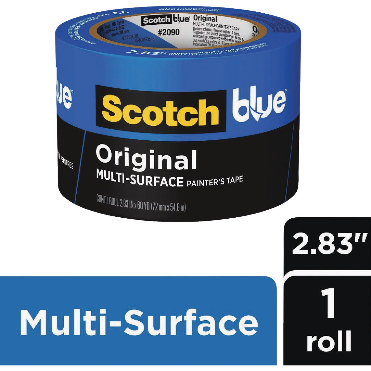 ScotchBlue 2.83 In. x 60 Yd. Original Painter's Tape