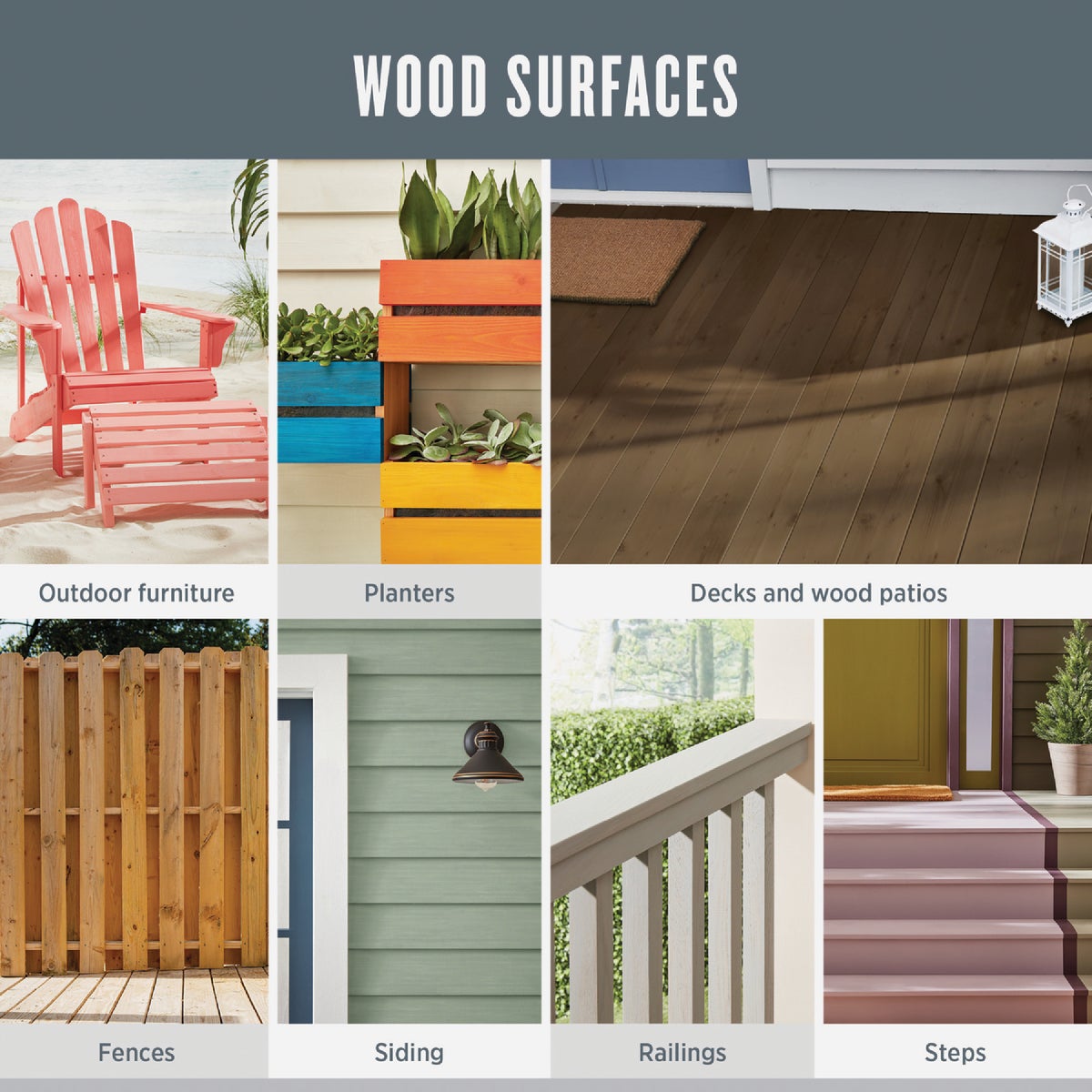 Valspar Semi Transparent Deck Stain, Redwood, 1 Gal. Image 6