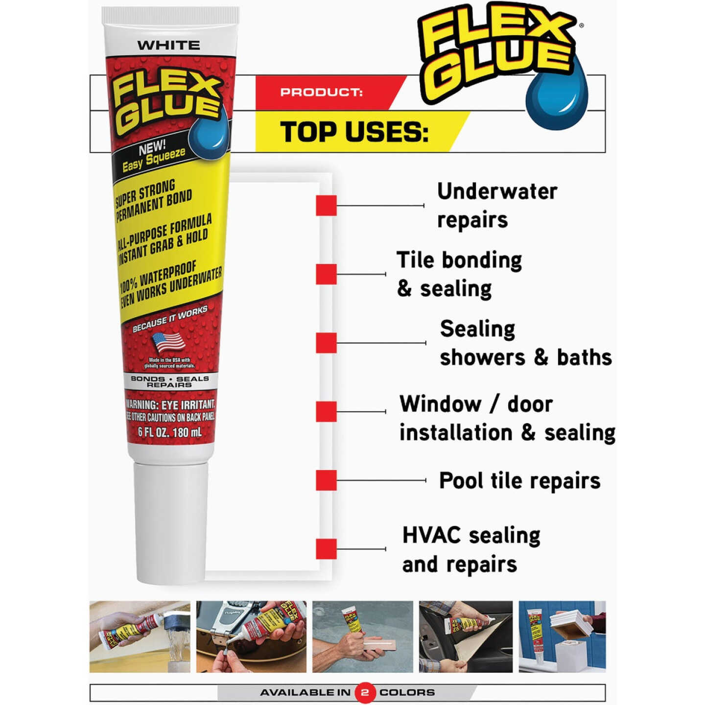 Flex Glue 4 Oz. Clear Multi-Purpose Adhesive Image 5