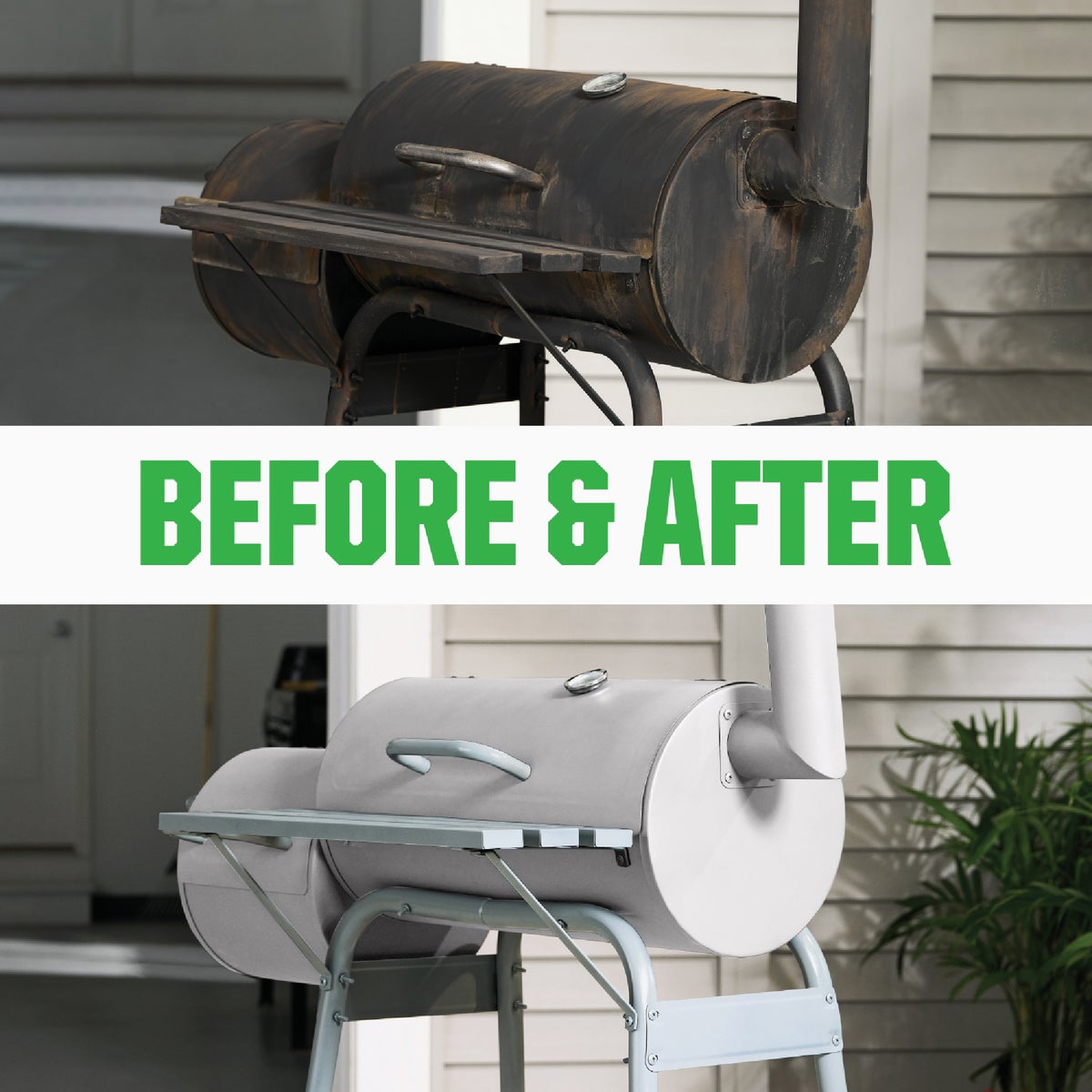 Rust-Oleum Silver Flat 12 Oz. High Heat Spray Paint Image 4