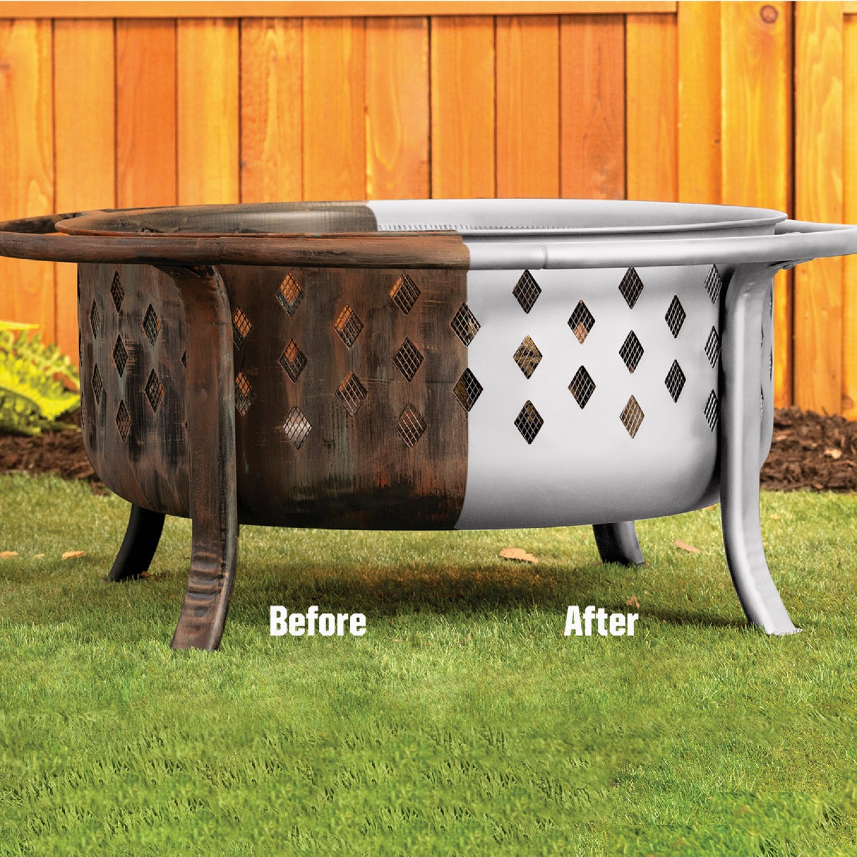 Rust-Oleum Silver Flat 12 Oz. High Heat Spray Paint Image 5