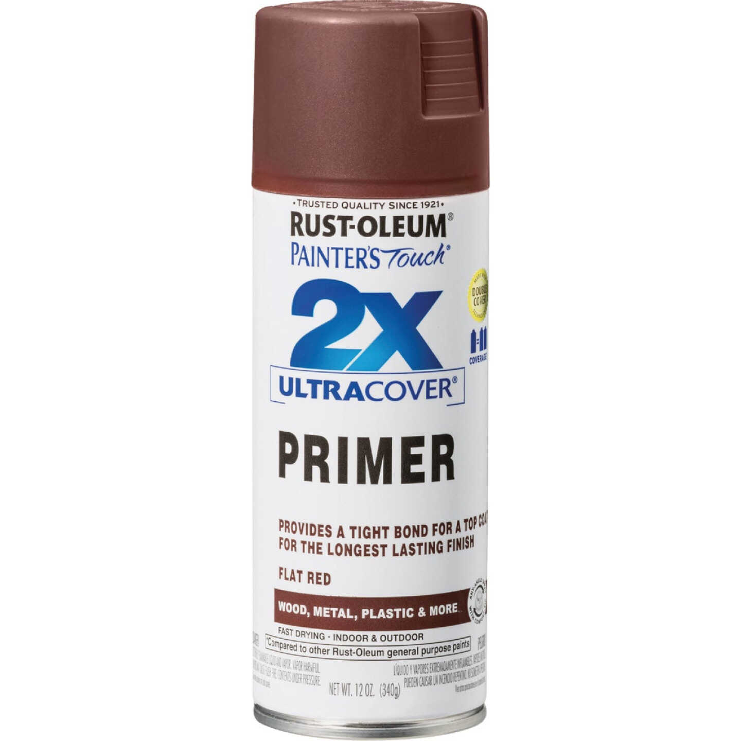 Rust-Oleum Painter's Touch 2X Ultra Cover Flat Red Spray Paint Primer Image 8