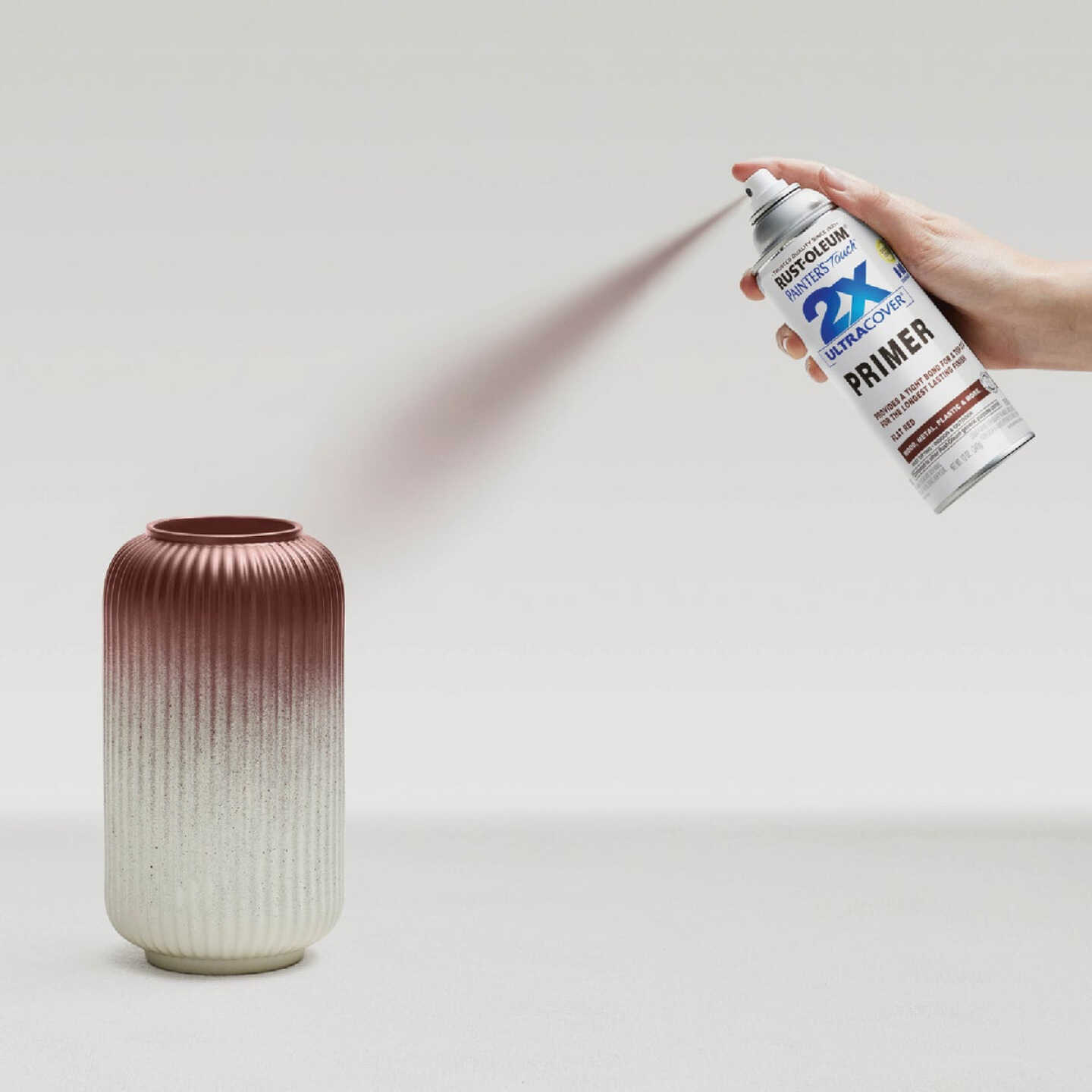 Rust-Oleum Painter's Touch 2X Ultra Cover Flat Red Spray Paint Primer Image 7