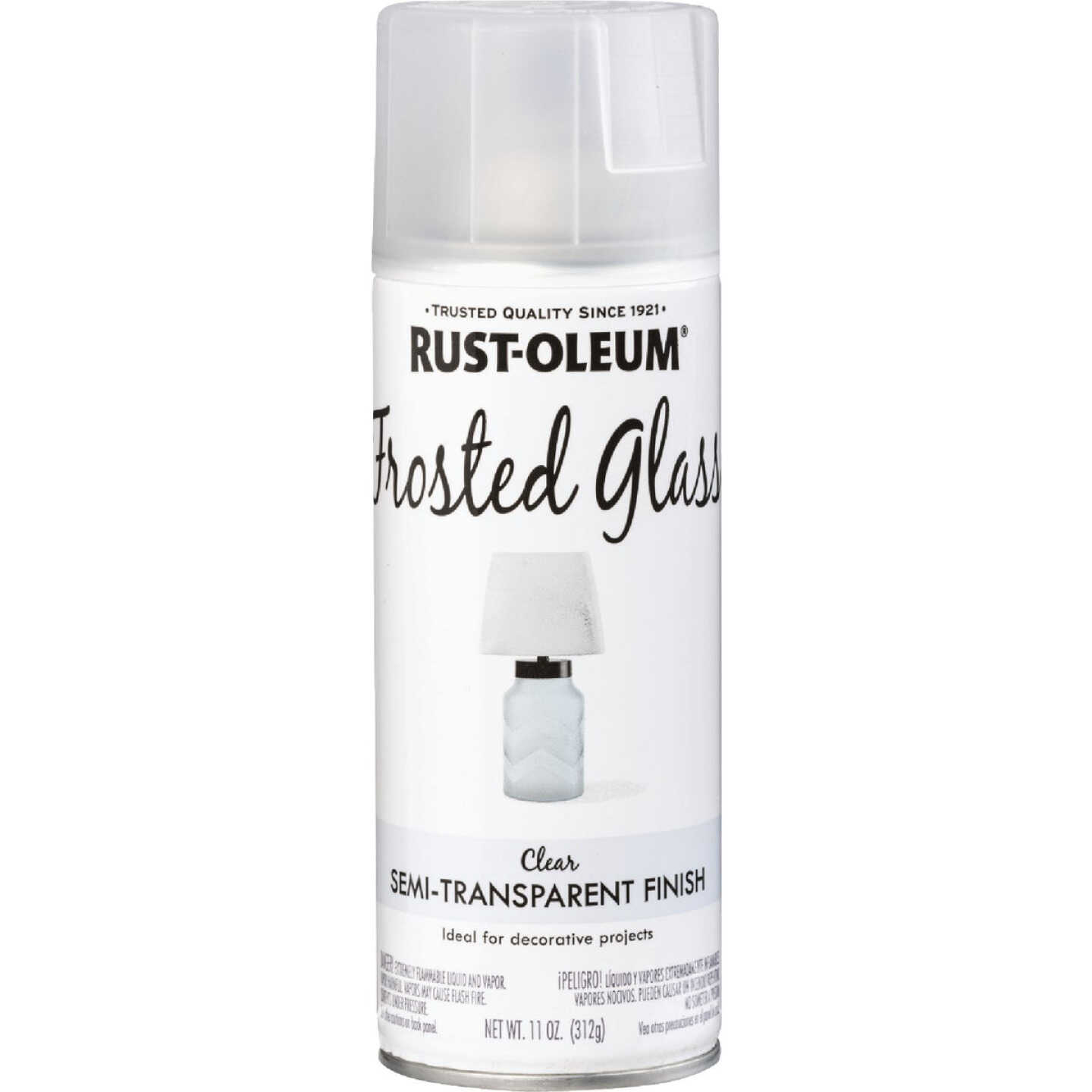 Rust-Oleum Frosted Glass 11 Oz. Clear Spray Finish Image 7