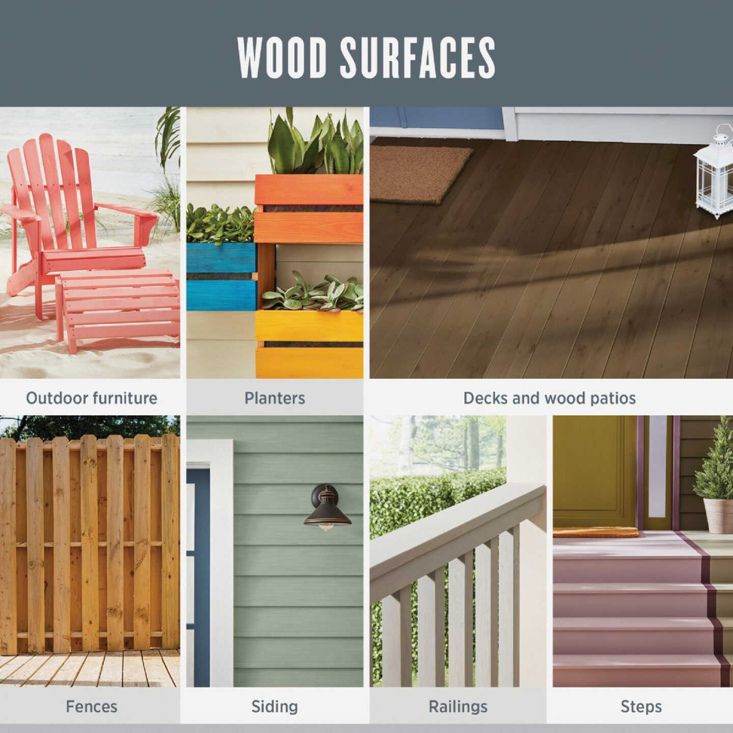 Valspar Semi Transparent Deck Stain, Neutral Tint Base, 1 Gal. Image 5