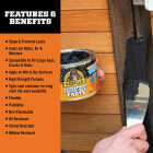 Gorilla 1 Lb. Black Waterproof Patch & Seal Paste Image 5