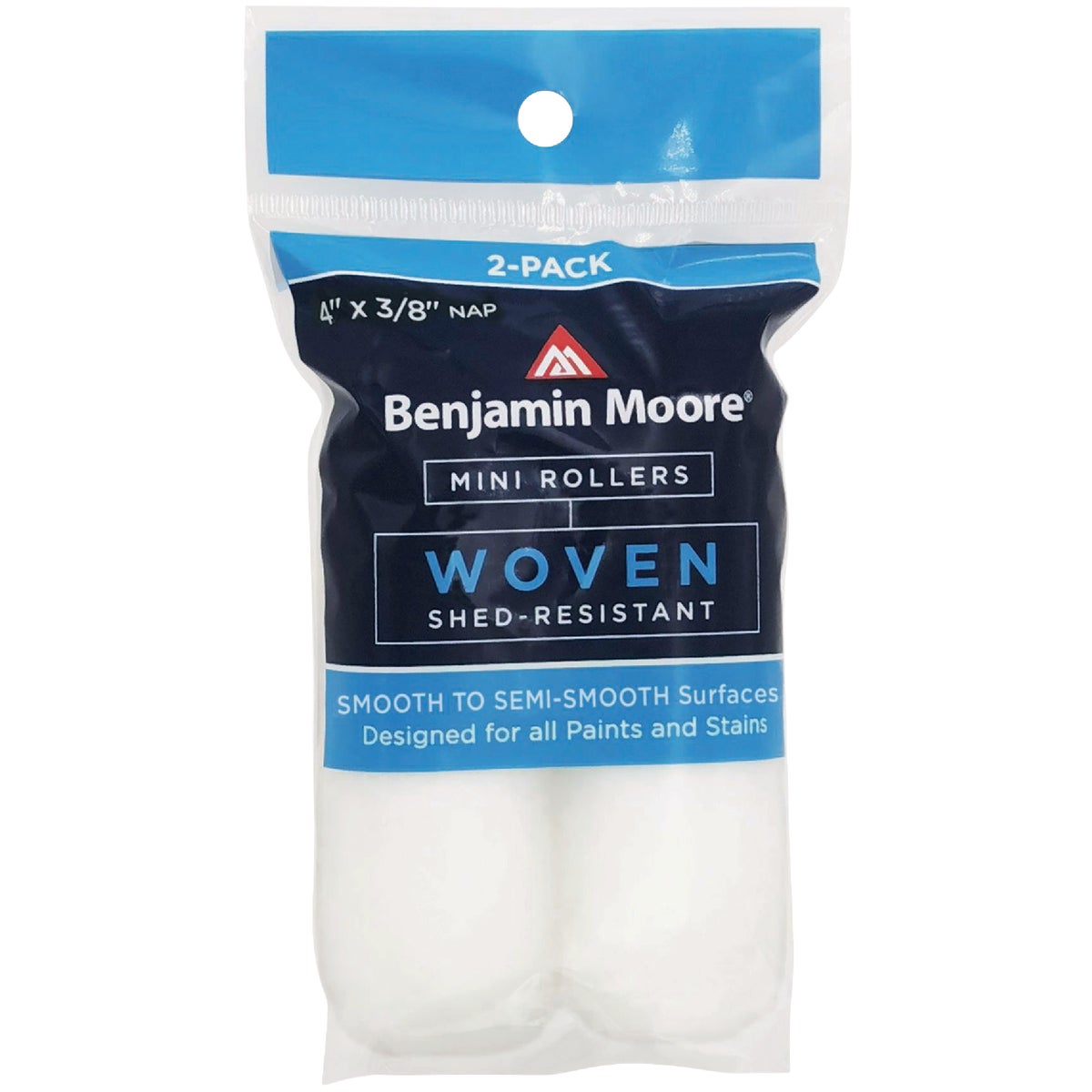 Benjamin Moore 4 In. x 3/8 In. Woven Mini Cover (2-Pack) Image 1