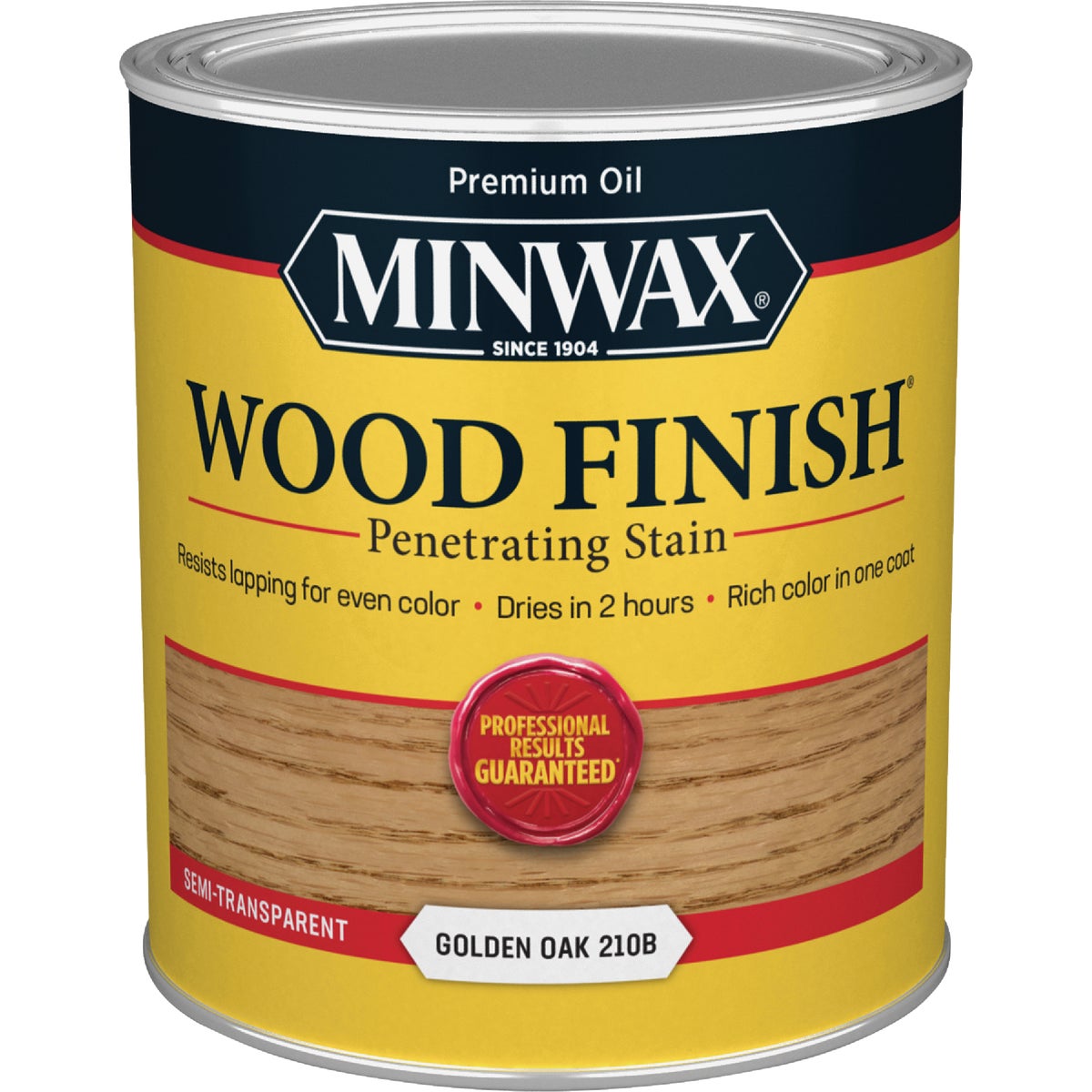 Minwax Wood Finish Penetrating Stain, Golden Oak, 1 Qt. Image 7