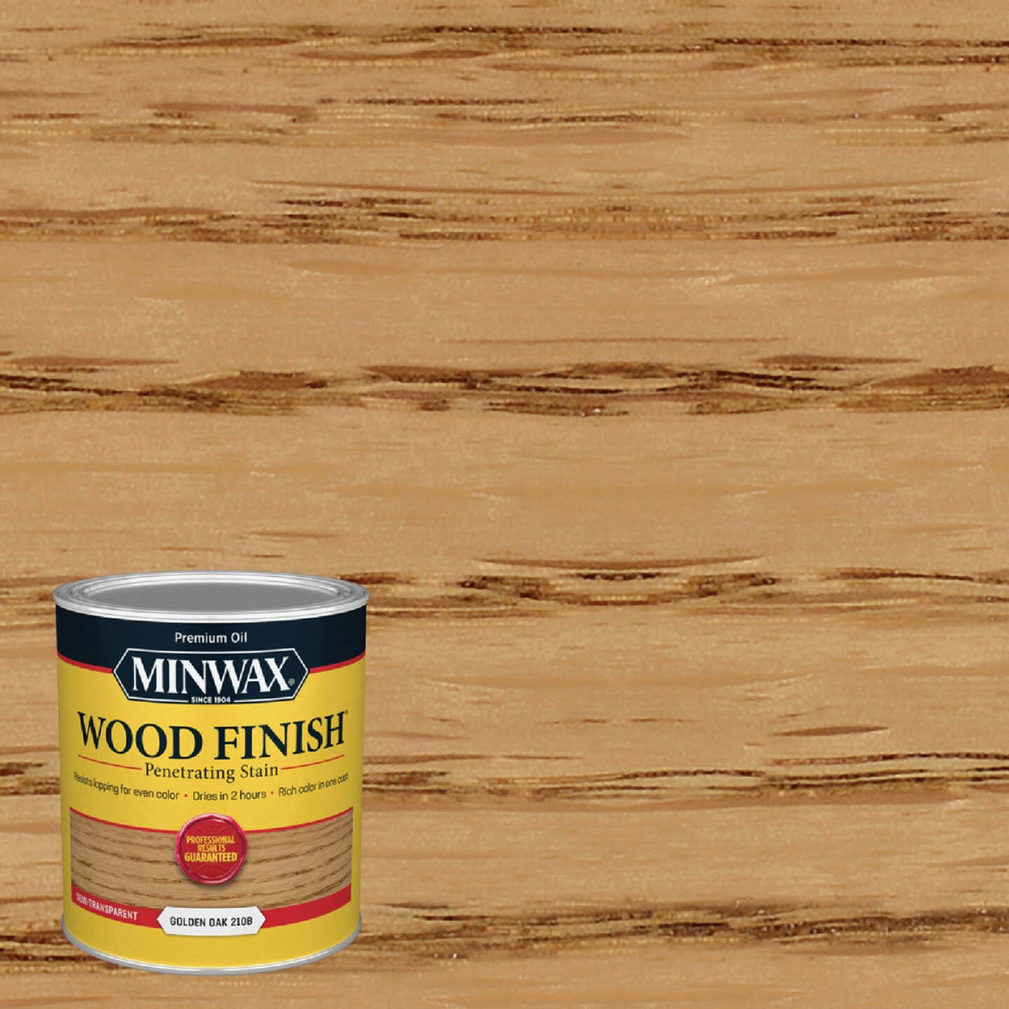 Minwax Wood Finish Penetrating Stain, Golden Oak, 1 Qt. Image 1