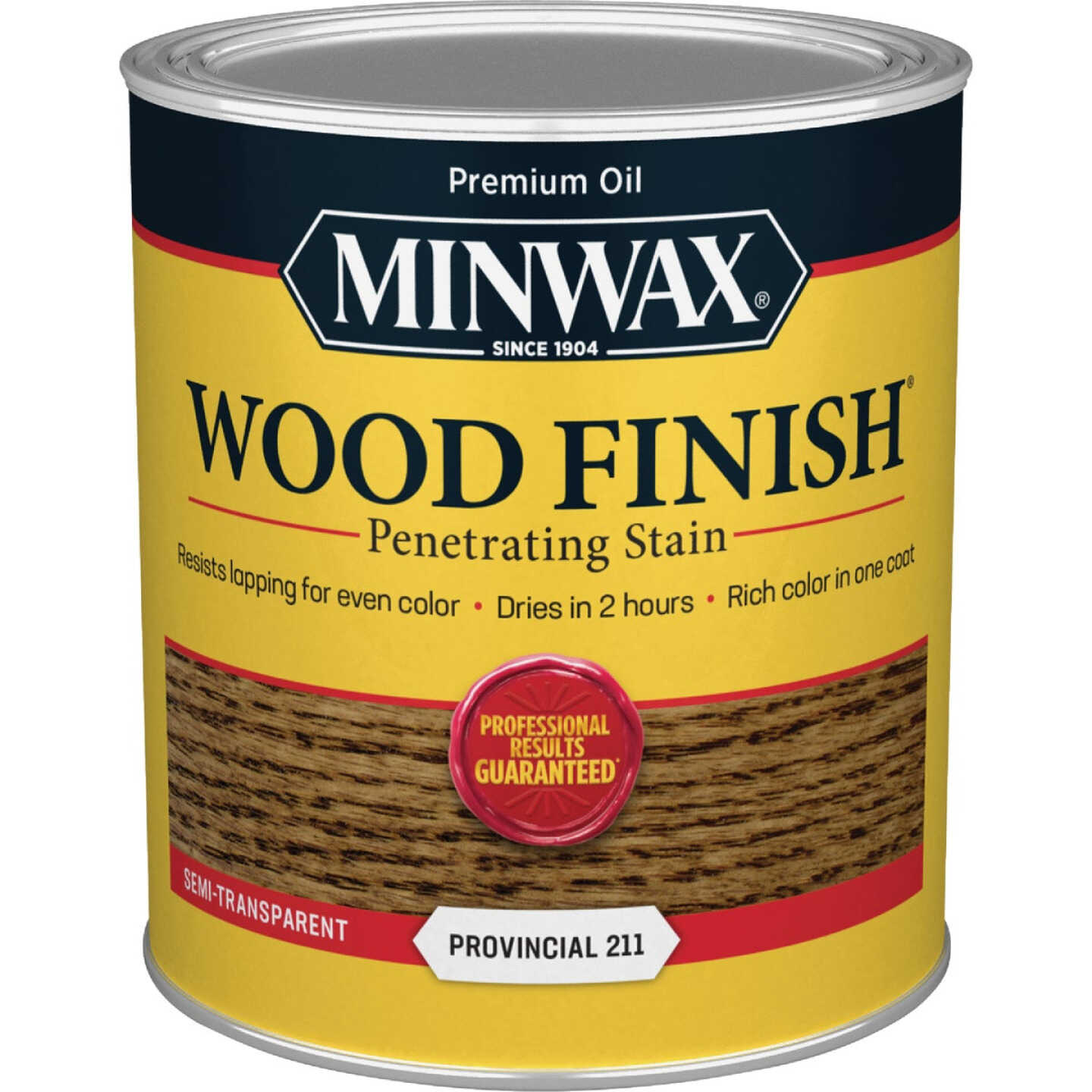 Minwax Wood Finish Penetrating Stain, Provincial, 1 Qt. Image 7