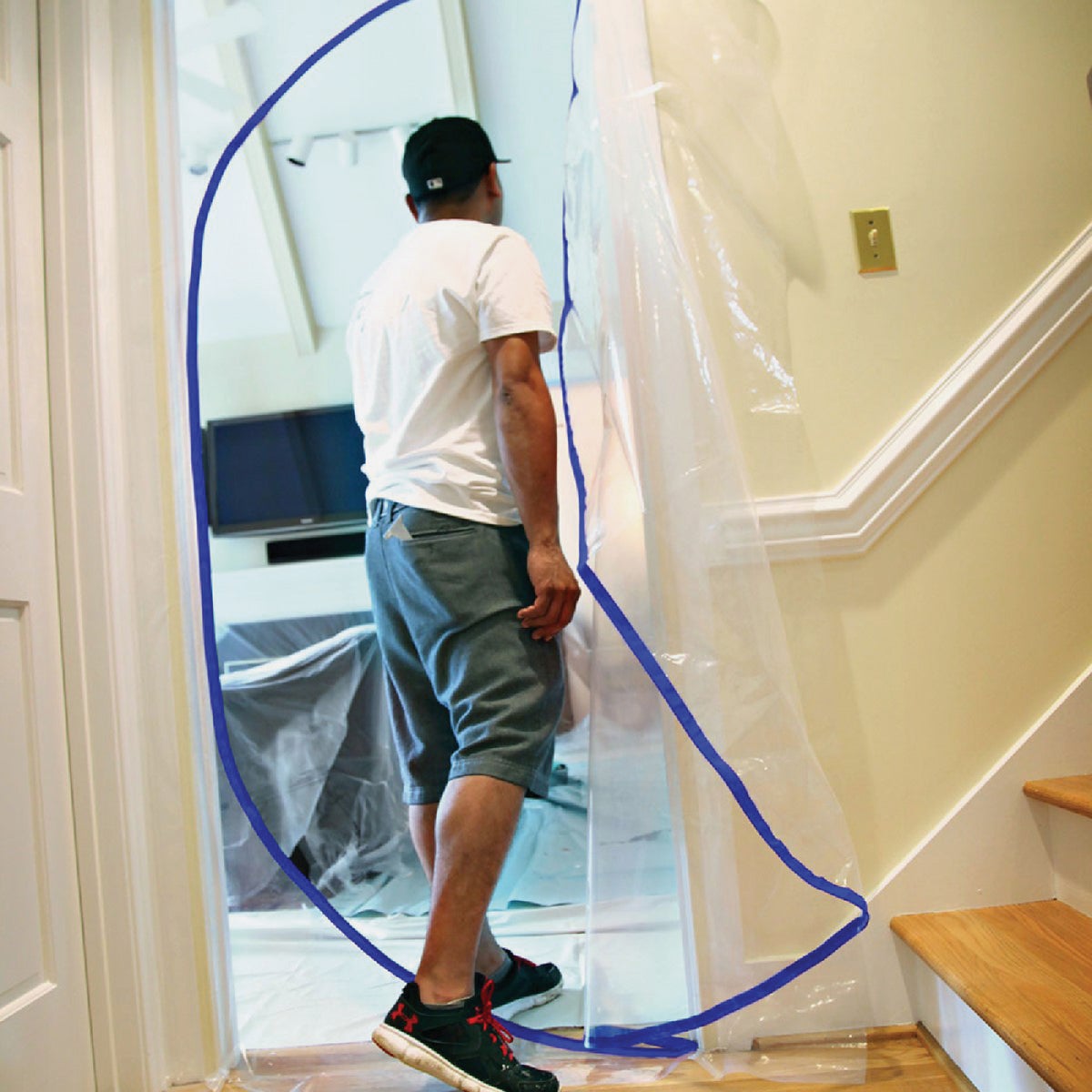 Trimaco E-Z Up  Dust Containment Door Kit Image 3