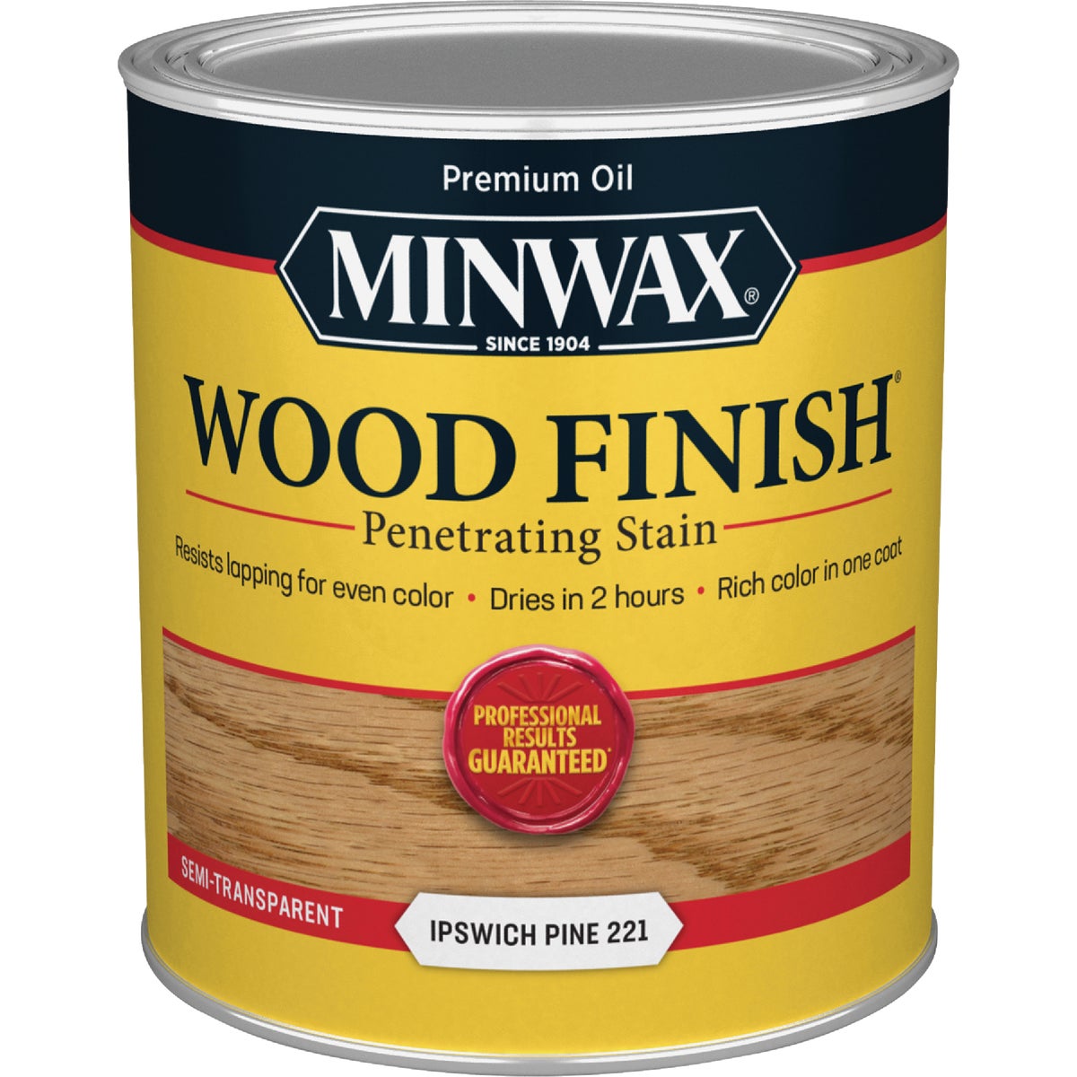 Minwax Wood Finish Penetrating Stain, Ipswich Pine, 1 Qt. Image 7
