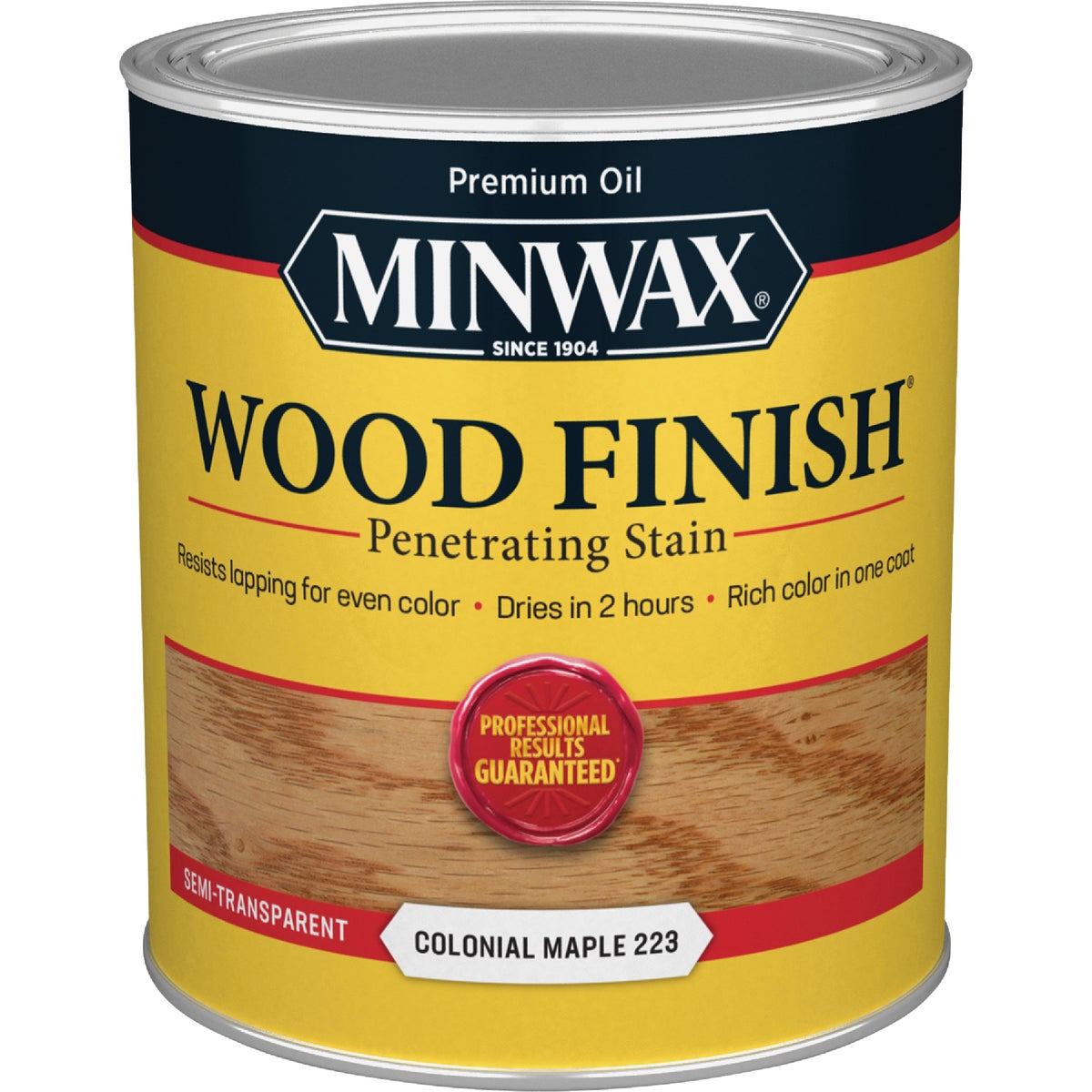 Minwax Wood Finish Penetrating Stain, Colonial Maple, 1 Qt. Image 7