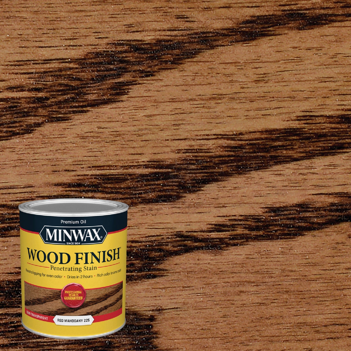 Minwax Wood Finish Penetrating Stain, Red Mahogany, 1 Qt.