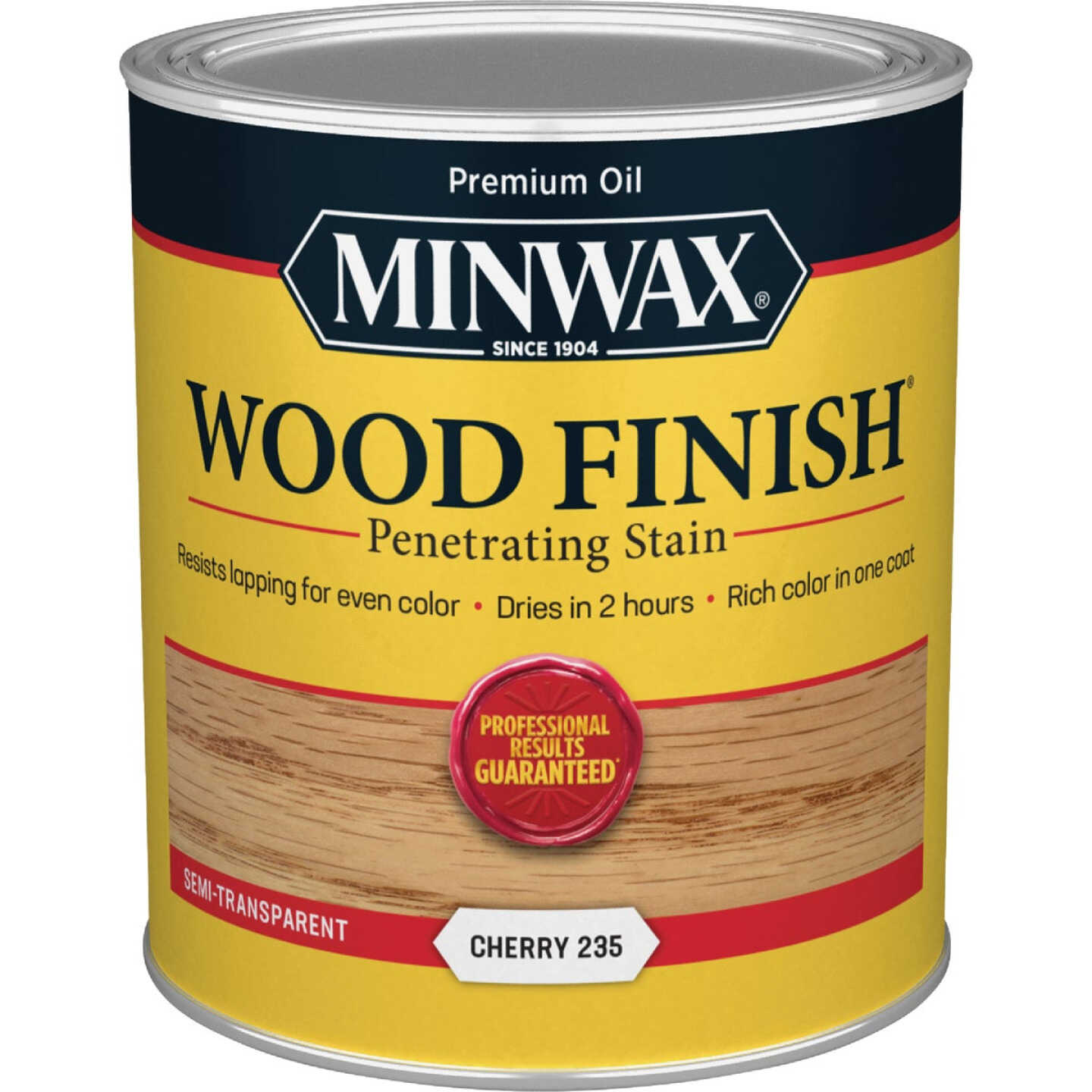 Minwax Wood Finish Penetrating Stain, Cherry, 1 Qt. Image 7