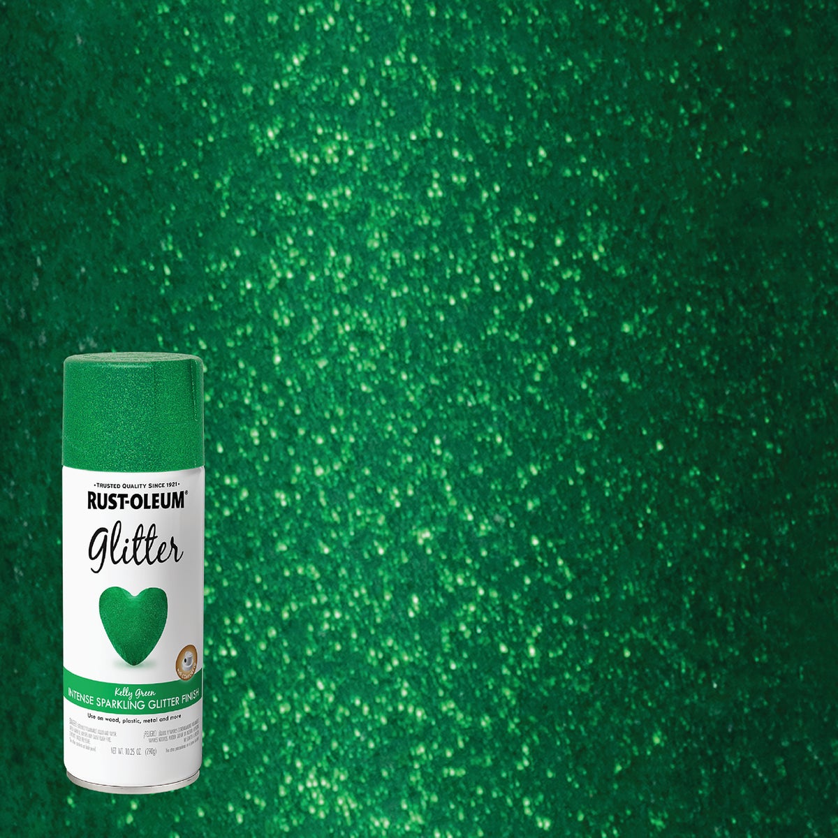 Rust-Oleum 10.25 Oz. Kelly Green Glitter Spray Paint