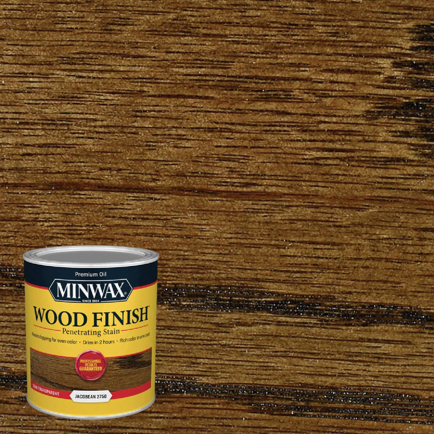 Minwax Wood Finish Penetrating Stain, Jacobean, 1 Qt. Image 1