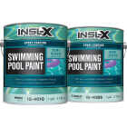 Insl-X White Semi-Gloss 2-Part Epoxy Pool Paint Image 1