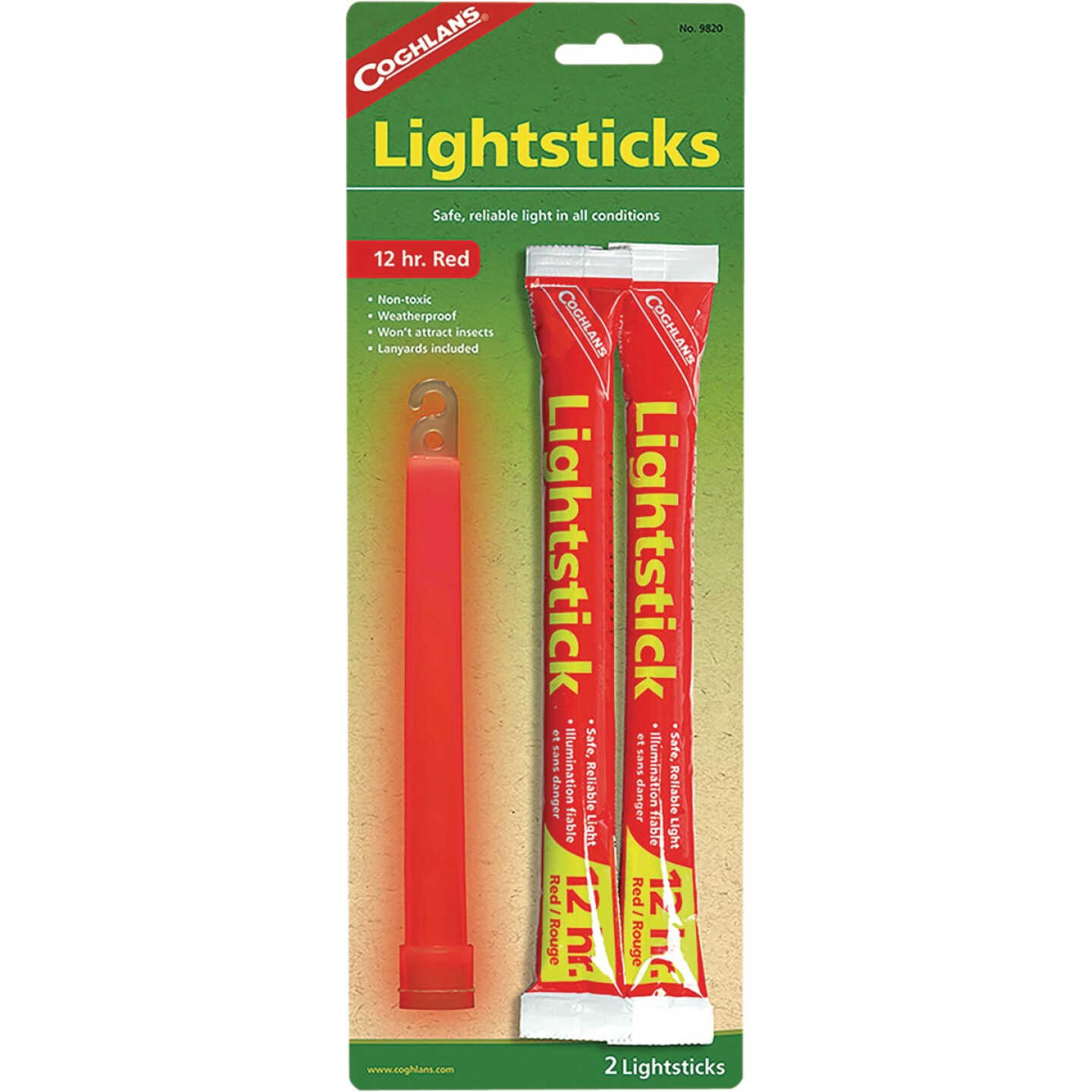 Coghlans Red Lightsticks (2-Pack) Image 1