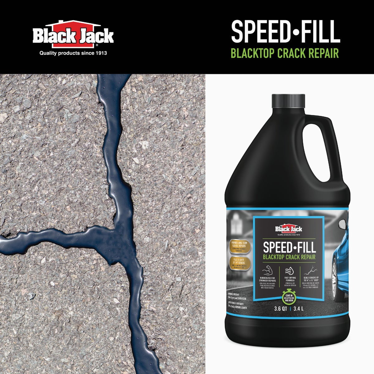 Black Jack Speed-Fill 1 Gal. Elastic Crack Filler Image 7