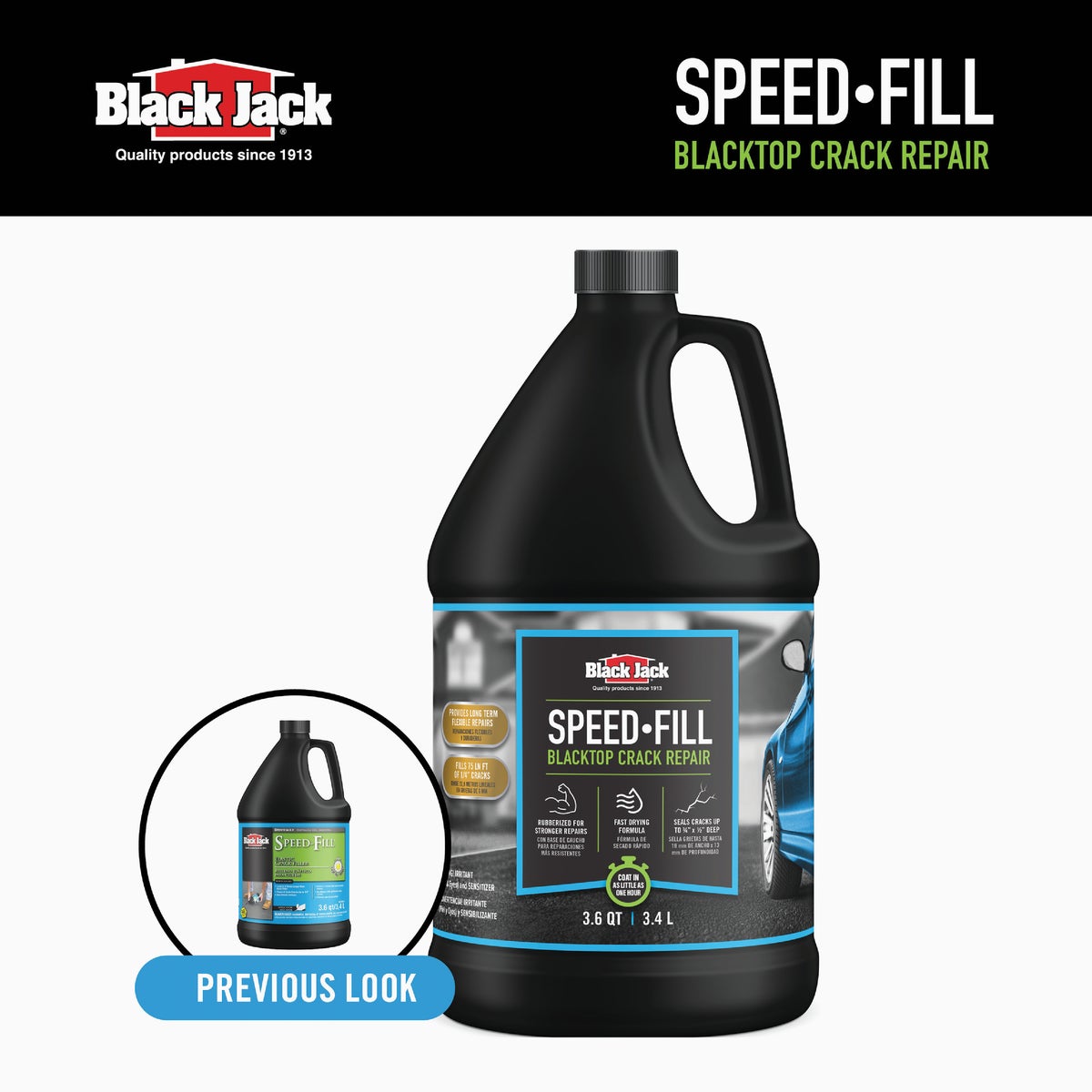 Black Jack Speed-Fill 1 Gal. Elastic Crack Filler Image 3