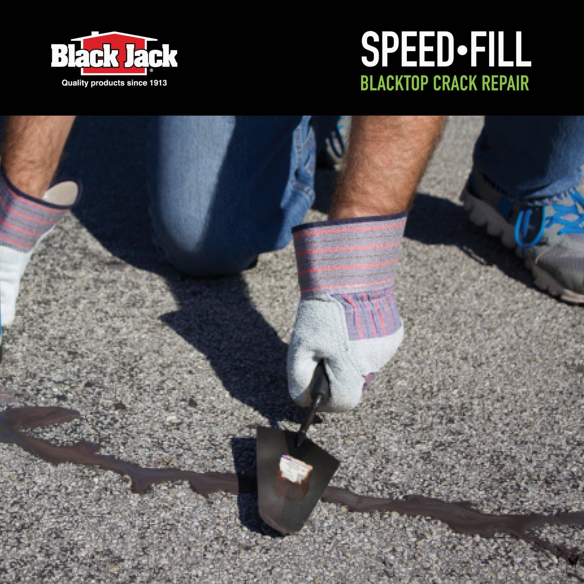 Black Jack Speed-Fill 1 Gal. Elastic Crack Filler Image 6