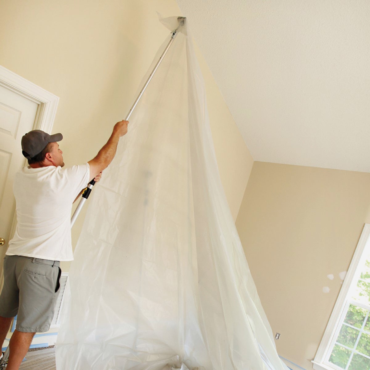 Trimaco E-Z Up  20 Ft. Heavy Duty Dust Containment Pole (2-Pack) Image 3