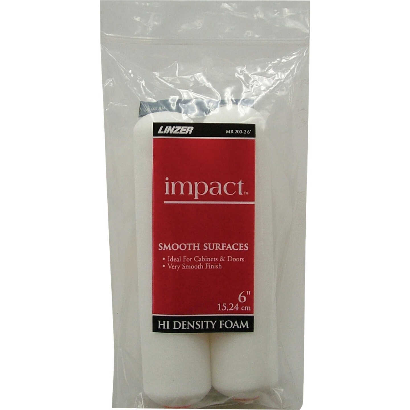 Linzer Impact Mini 6 In. x 3/8 In. Foam Roller Cover (2-Pack) Image 1