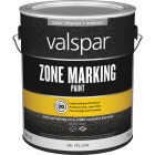 Valspar 1 Gal. Yellow Latex Traffic & Zone Marking Paint Image 2