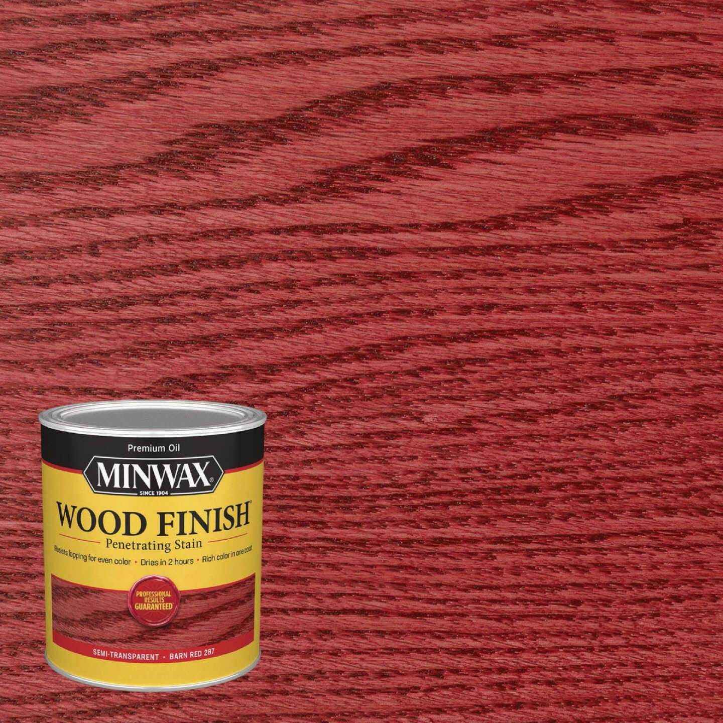 Minwax 1 Qt. 287 Barn Red Wood Finish Image 1
