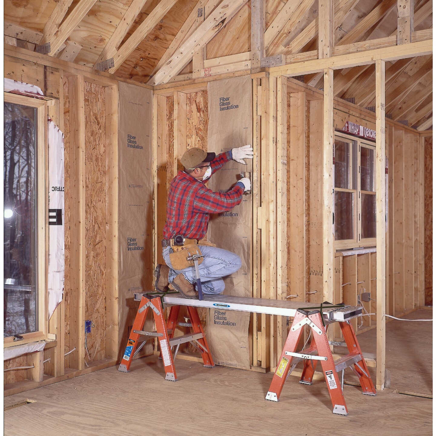 Werner 8 Ft.- 13 Ft. 250 Lb. Load Capacity Aluminum Extension Plank Image 2