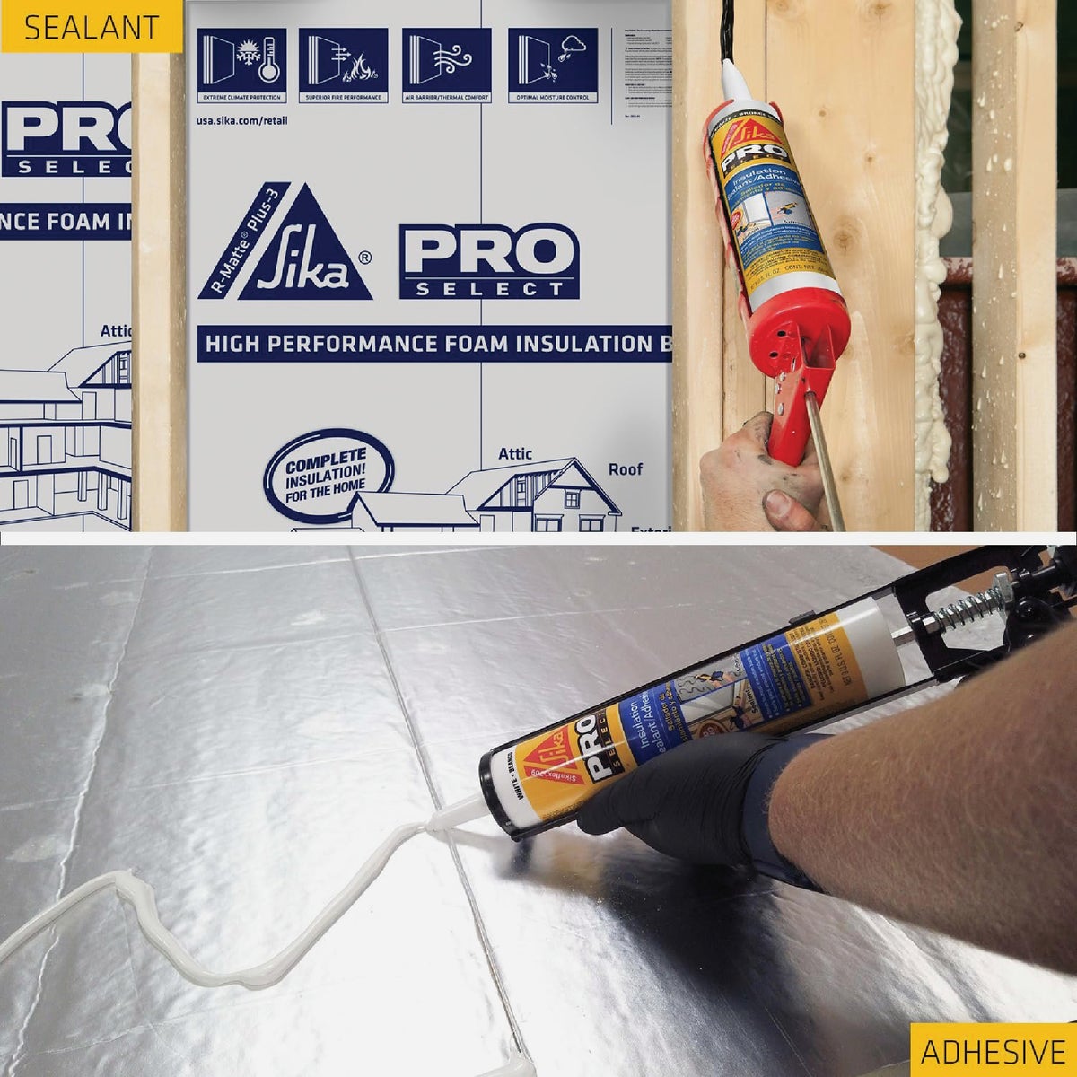 Sikaflex 9 Oz. White Insulation Sealant & Adhesive Image 5