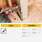 Sikaflex 9 Oz. White Insulation Sealant & Adhesive Image 4