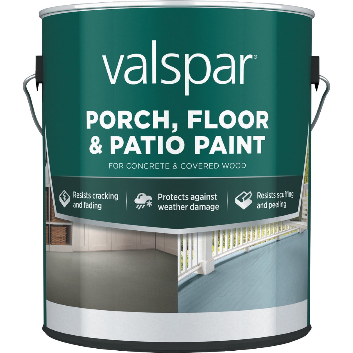 Valspar 1 Gal. Base 4 Latex Satin Porch, Floor & Patio Paint