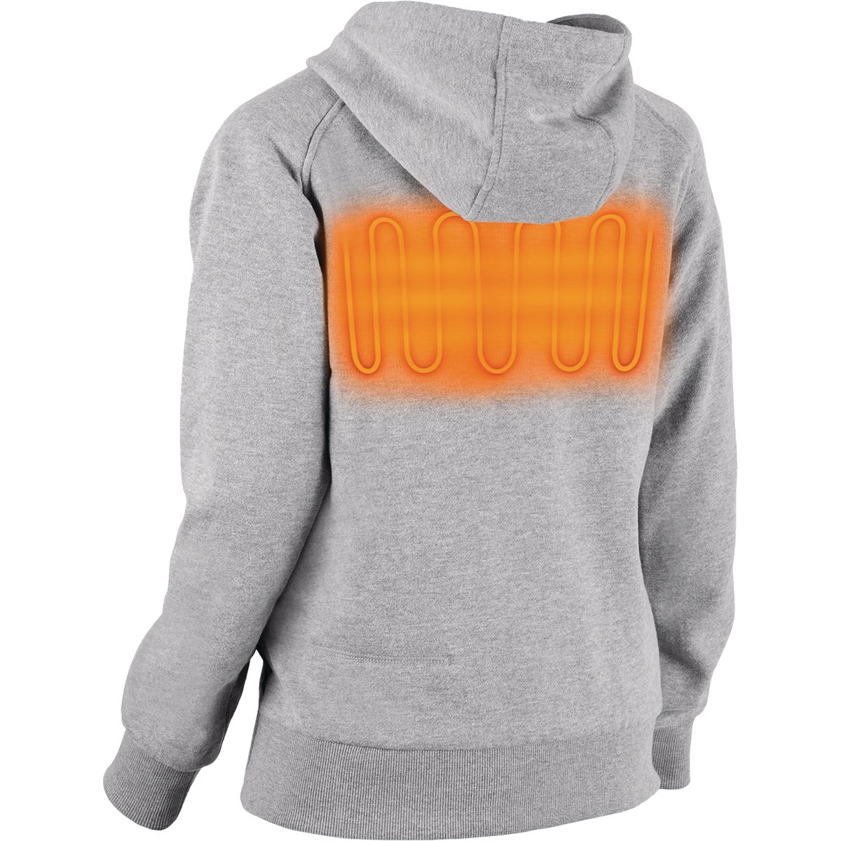 Milwaukee M12 Women's Gray Cordless Heated Hoodie Kit, M Image 6