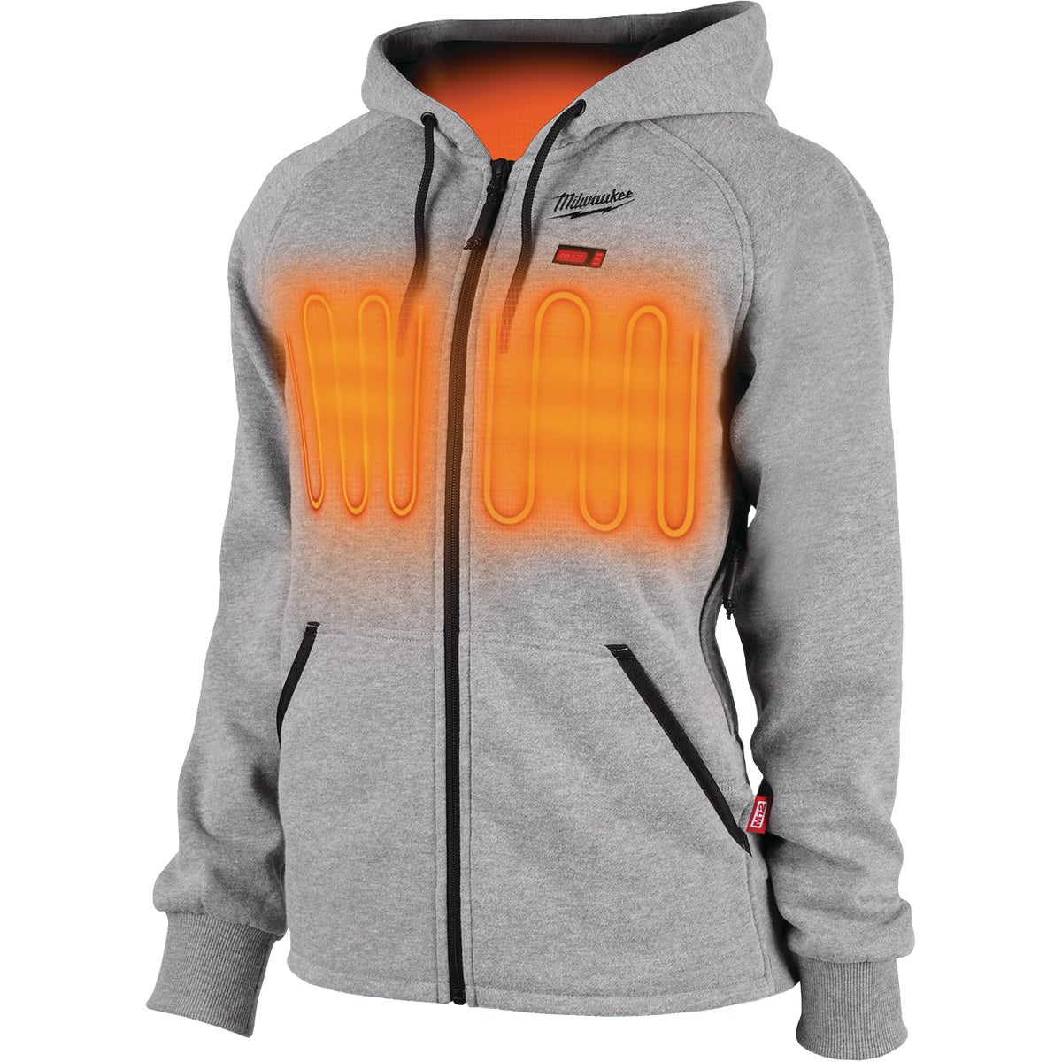 Milwaukee M12 Women's Gray Cordless Heated Hoodie Kit, M Image 5