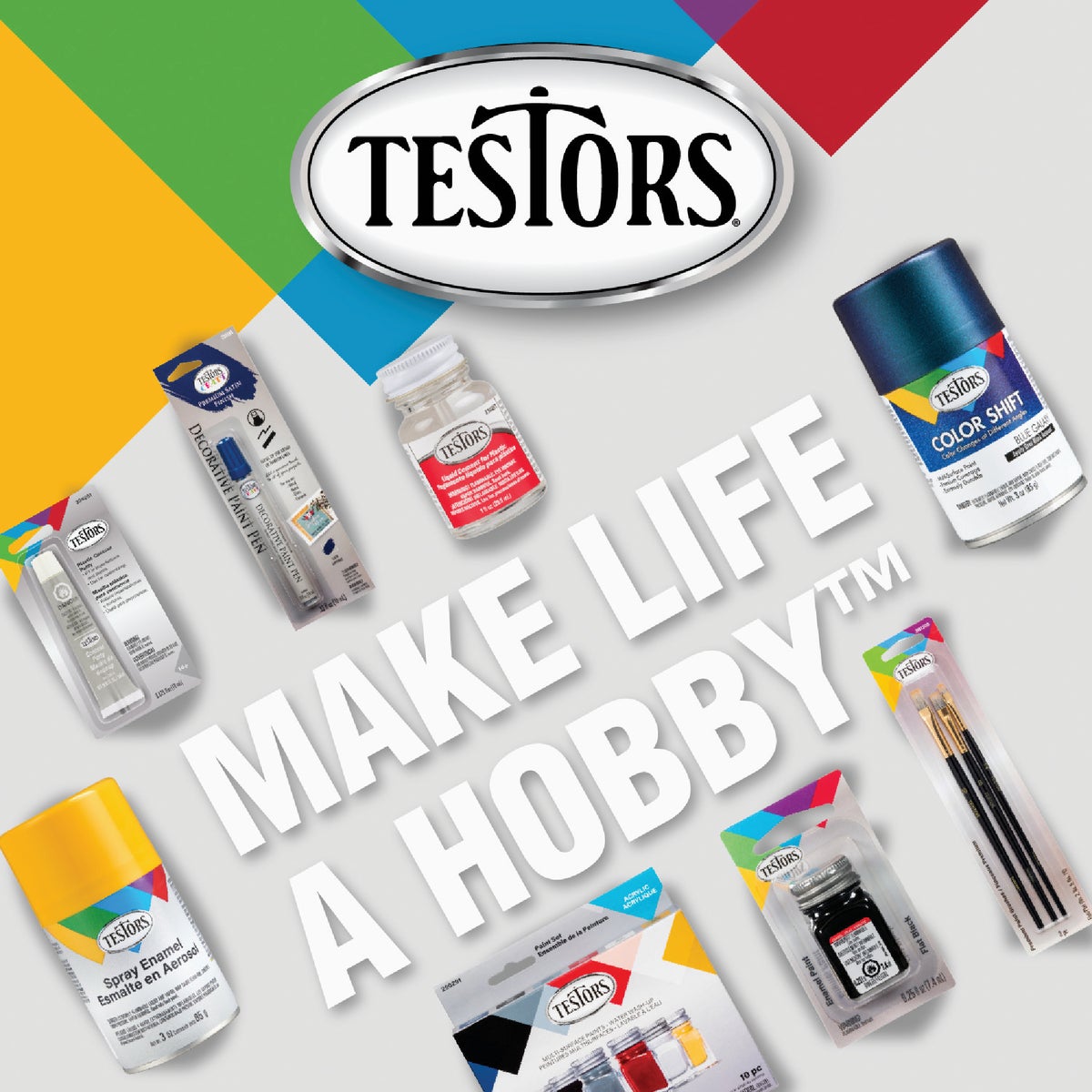 Testors Craft Multi-Surface Enamel Paint Set (9-Bottle) Image 6