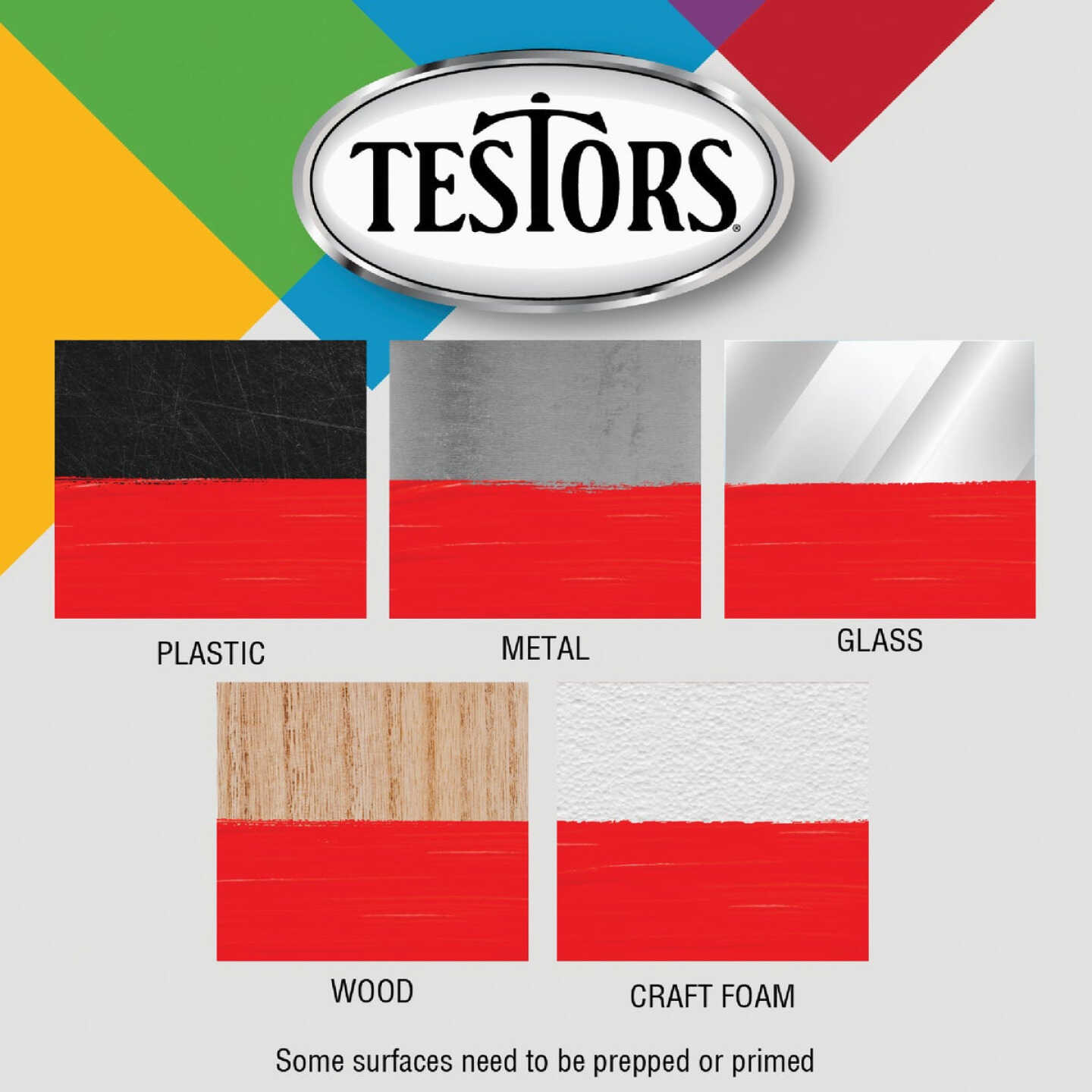 Testors Craft Multi-Surface Enamel Paint Set (9-Bottle) Image 4